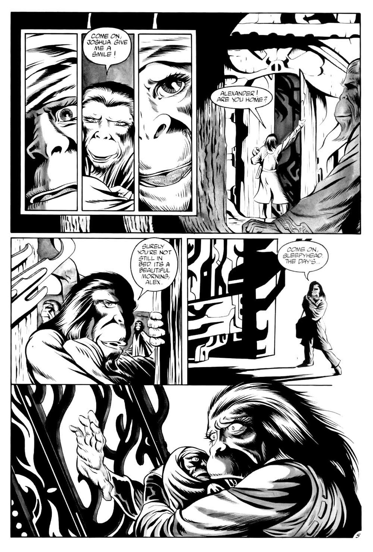 Read online Planet of the Apes (1990) comic -  Issue #5 - 7