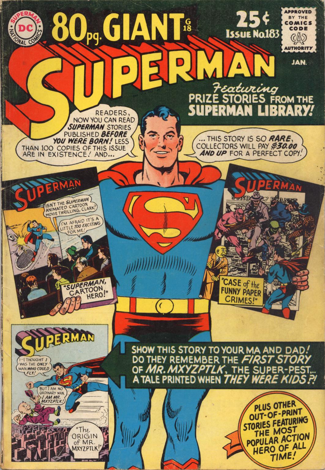 Read online Superman (1939) comic -  Issue #183 - 1