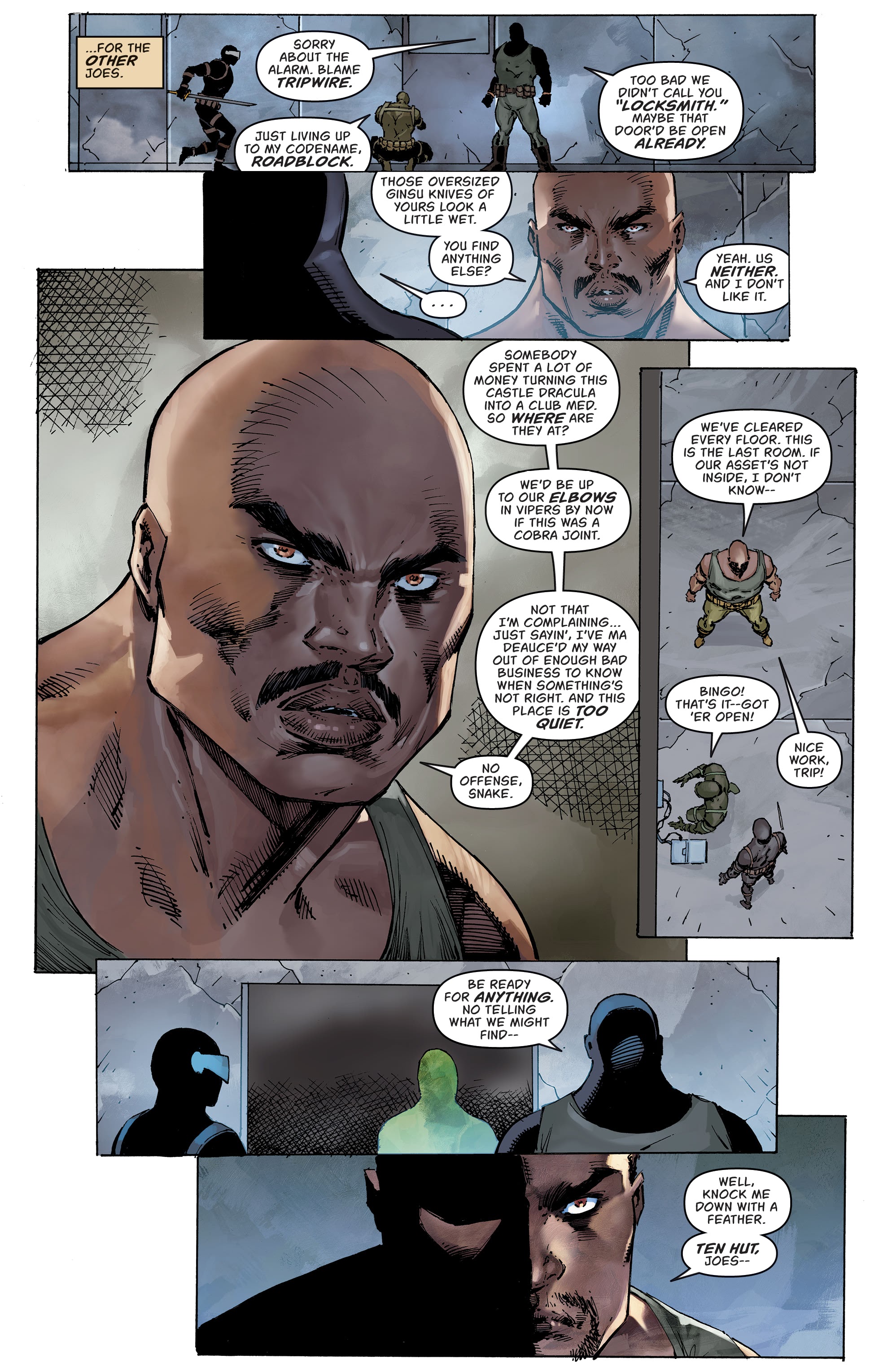 Read online Snake Eyes: Deadgame comic -  Issue #1 - 10