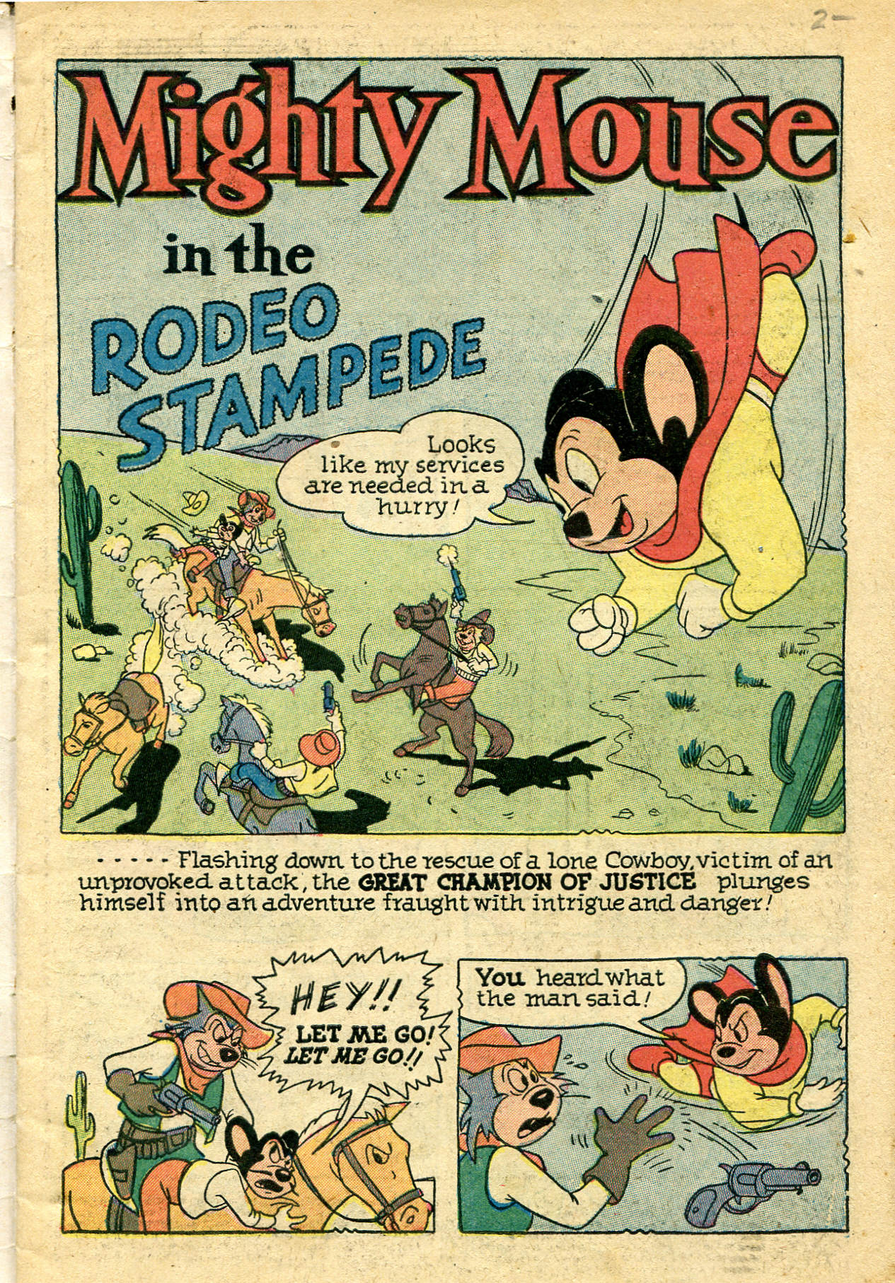 Read online Paul Terry's Mighty Mouse Comics comic -  Issue #69 - 3