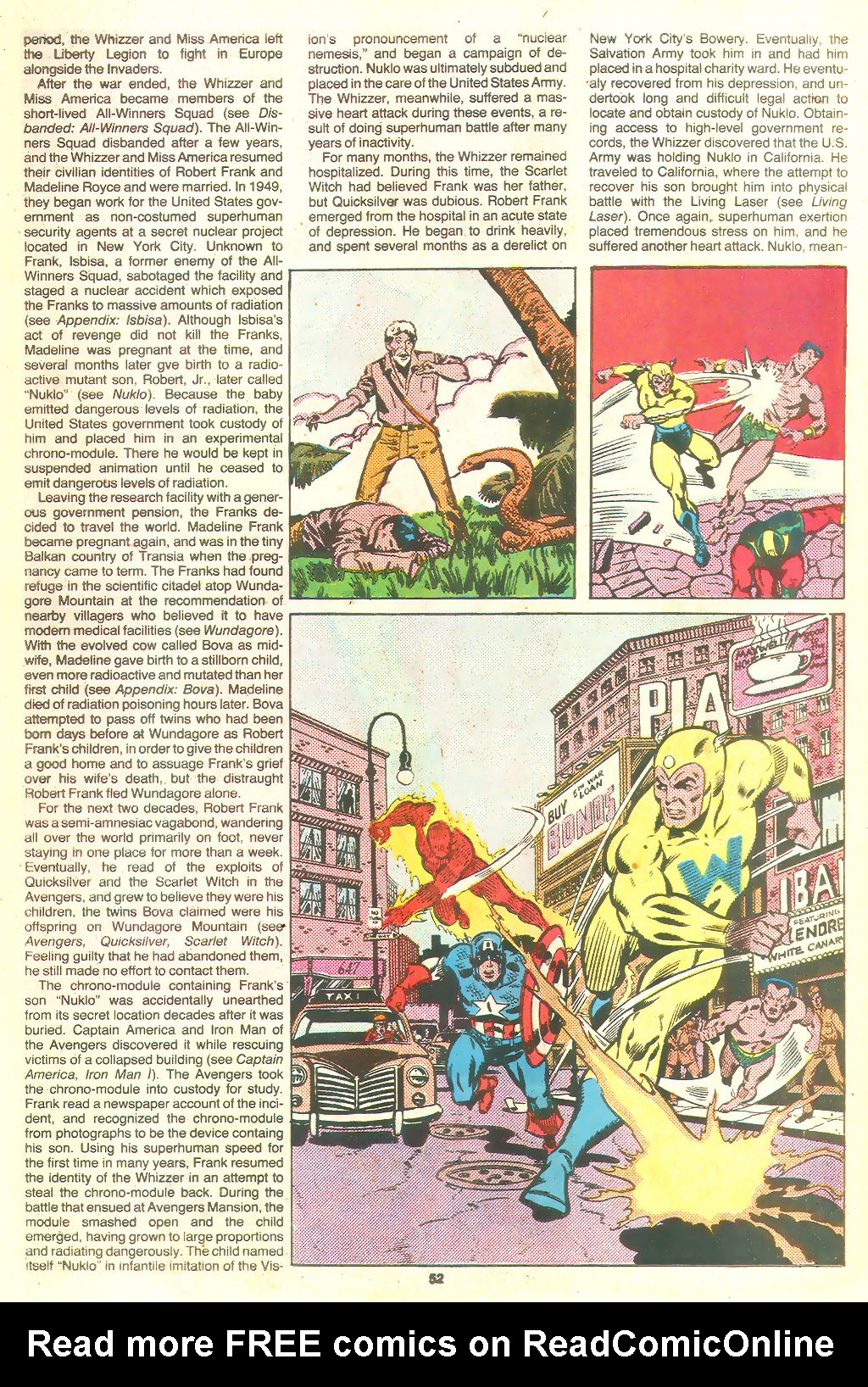 Read online The Official Handbook of the Marvel Universe Deluxe Edition comic -  Issue #20 - 54