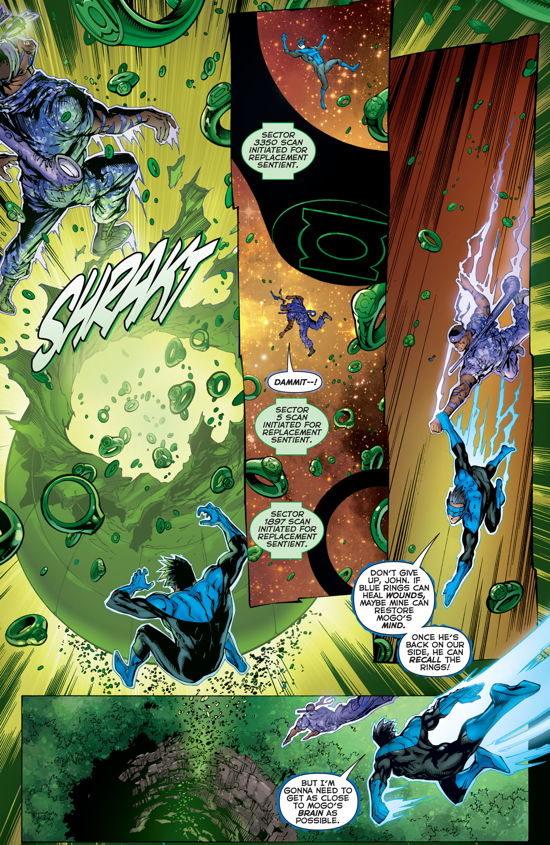 Read online Green Lantern: War of the Green Lanterns (2011) comic -  Issue # TPB - 177