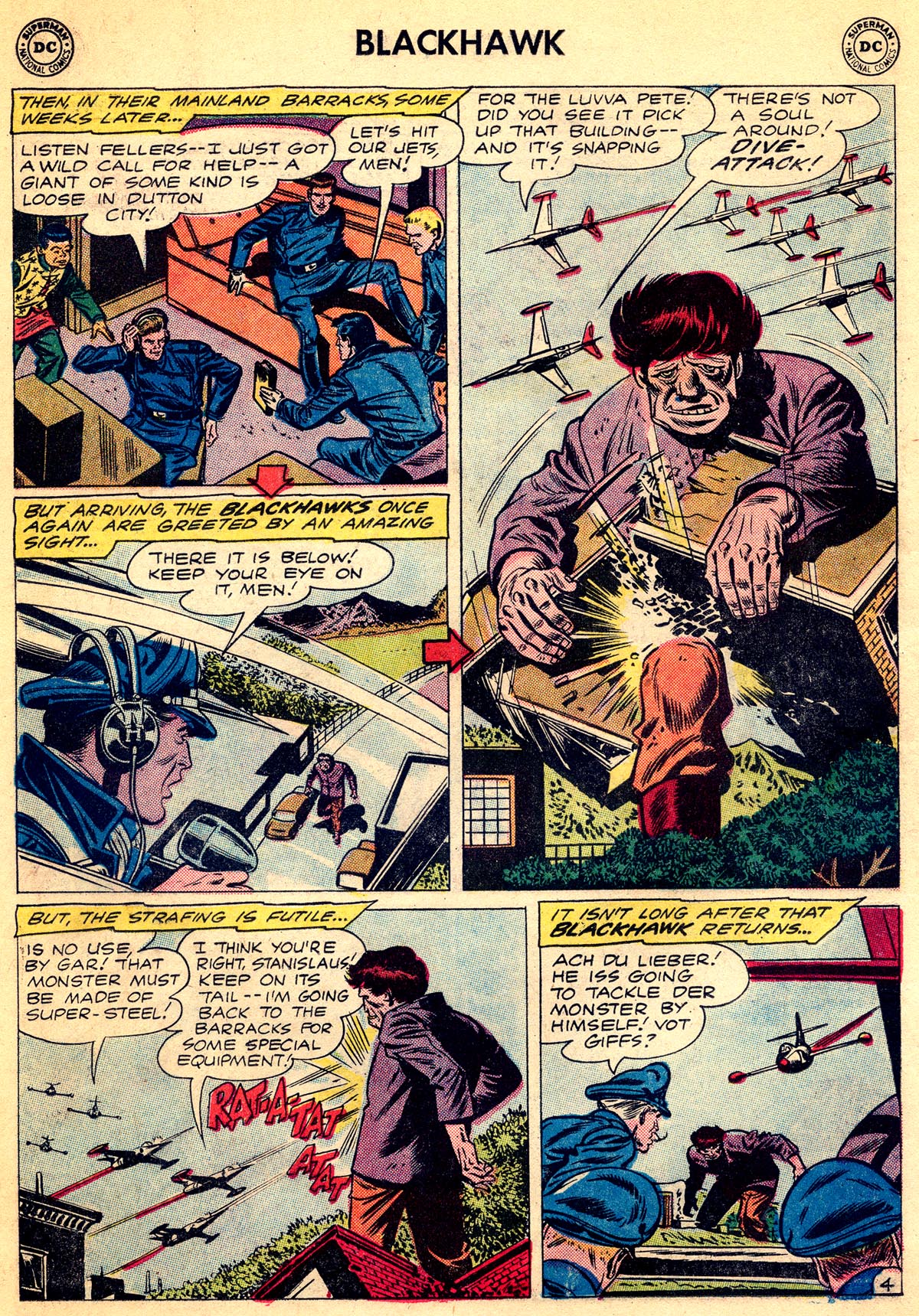 Read online Blackhawk (1957) comic -  Issue #168 - 6