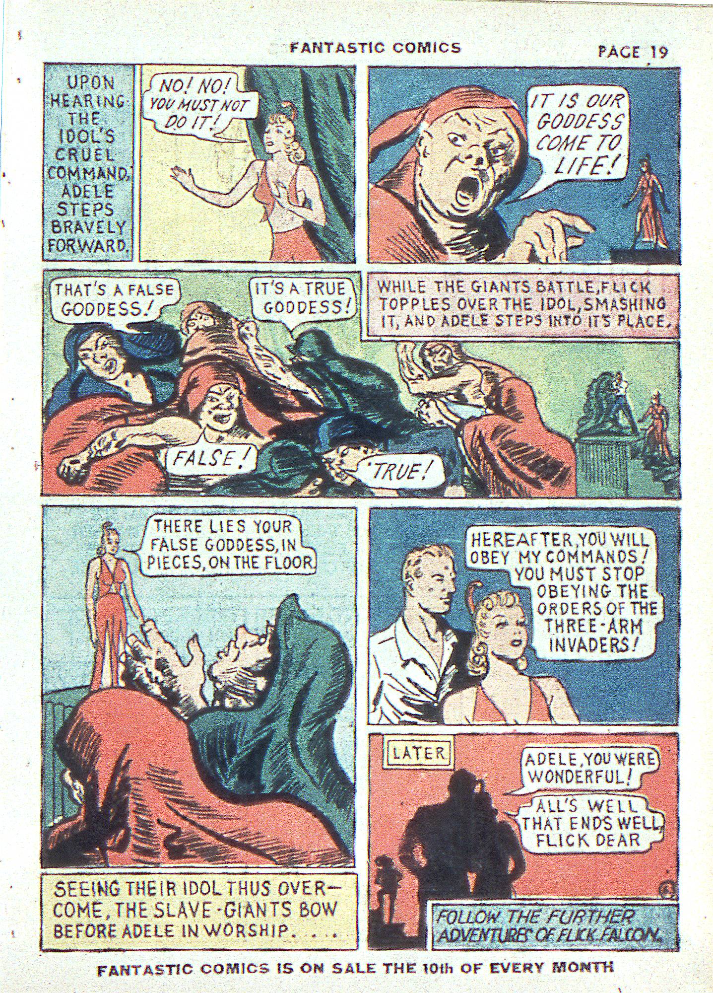 Read online Fantastic Comics comic -  Issue #3 - 22