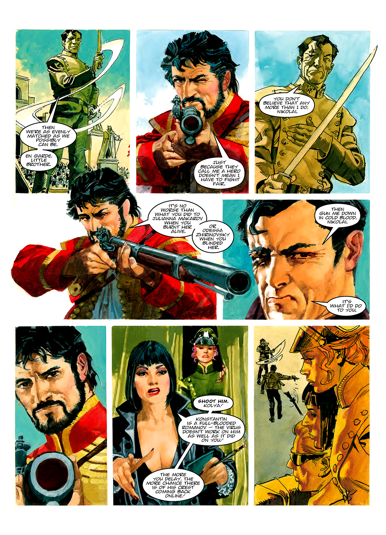 Read online Nikolai Dante comic -  Issue # TPB 11 - 150