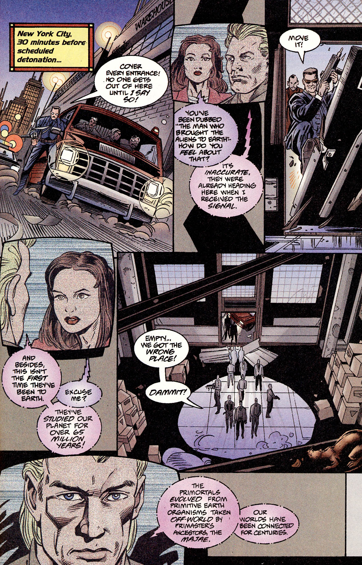 Read online Leonard Nimoy's Primortals (1996) comic -  Issue #0 - 17