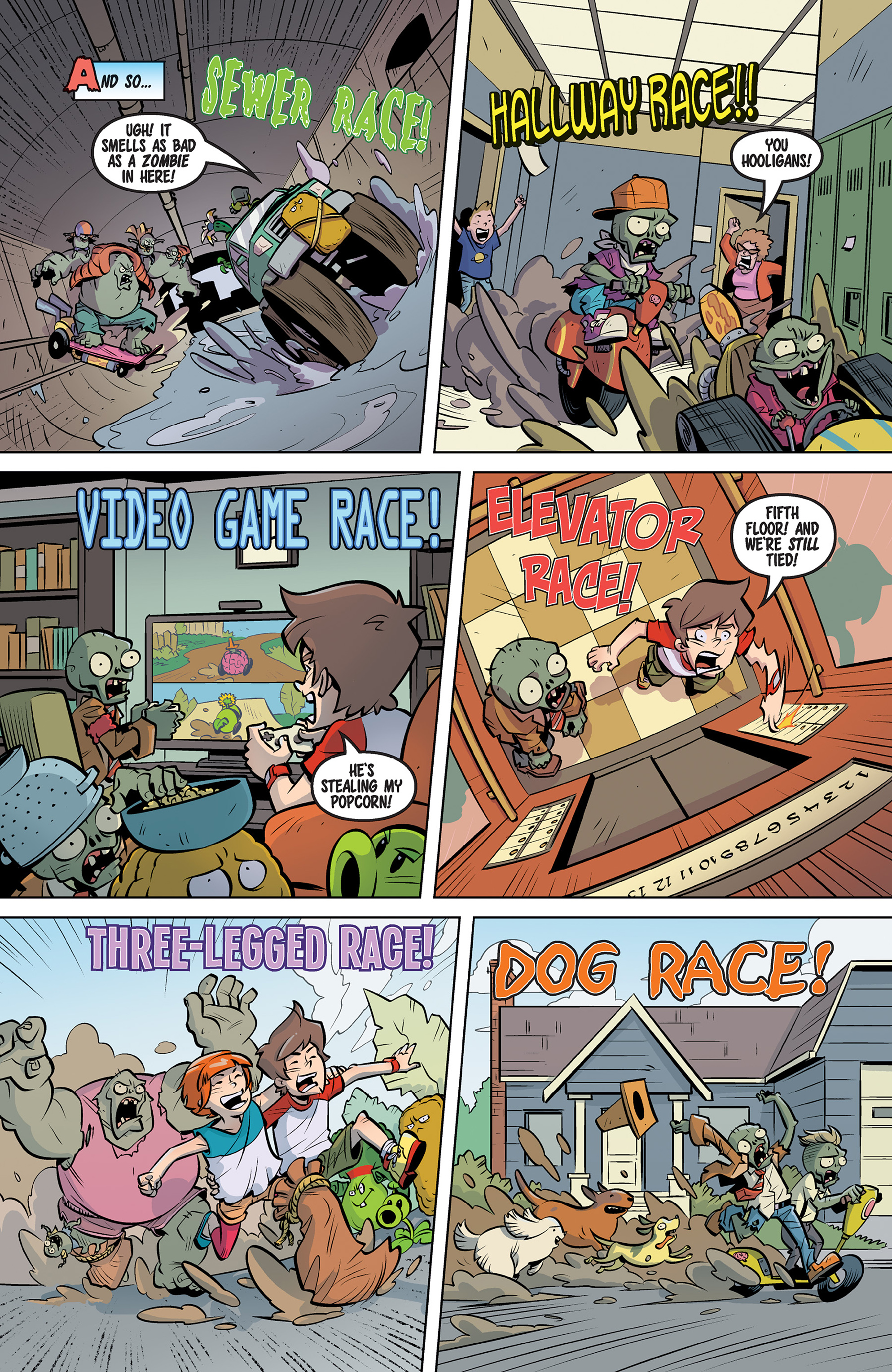 Read online Plants vs. Zombies: Petal to the Metal comic -  Issue #9 - 11