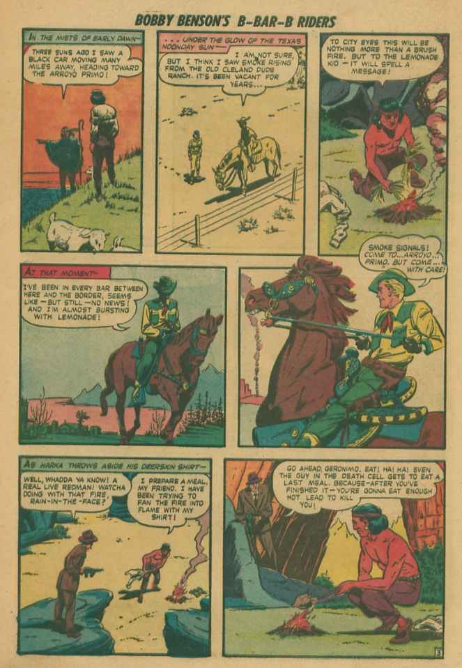 Read online Bobby Benson's B-Bar-B Riders comic -  Issue #1 - 20