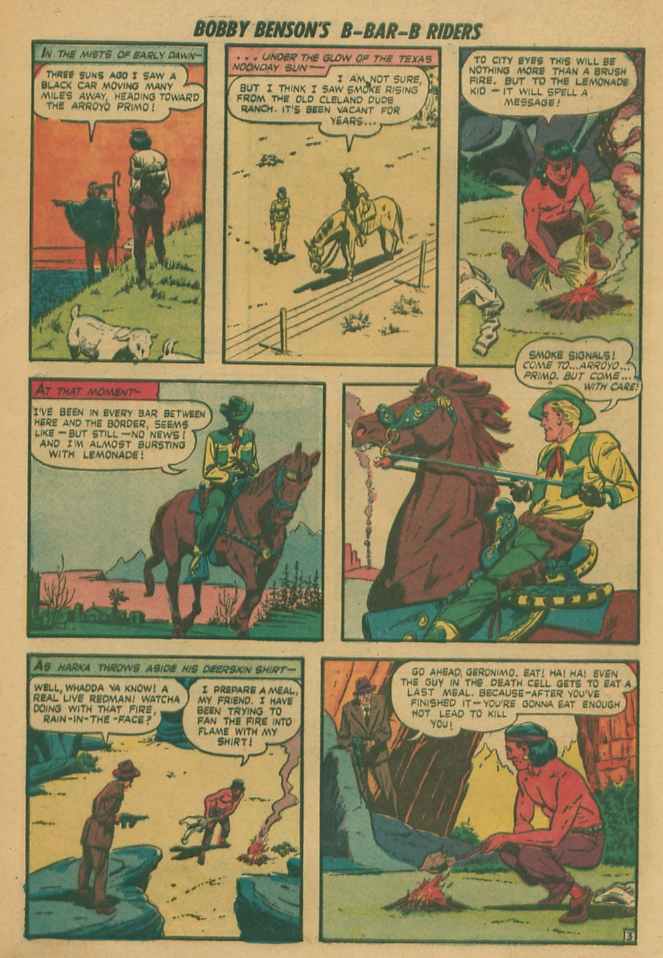 Read online Bobby Benson's B-Bar-B Riders comic -  Issue #1 - 20