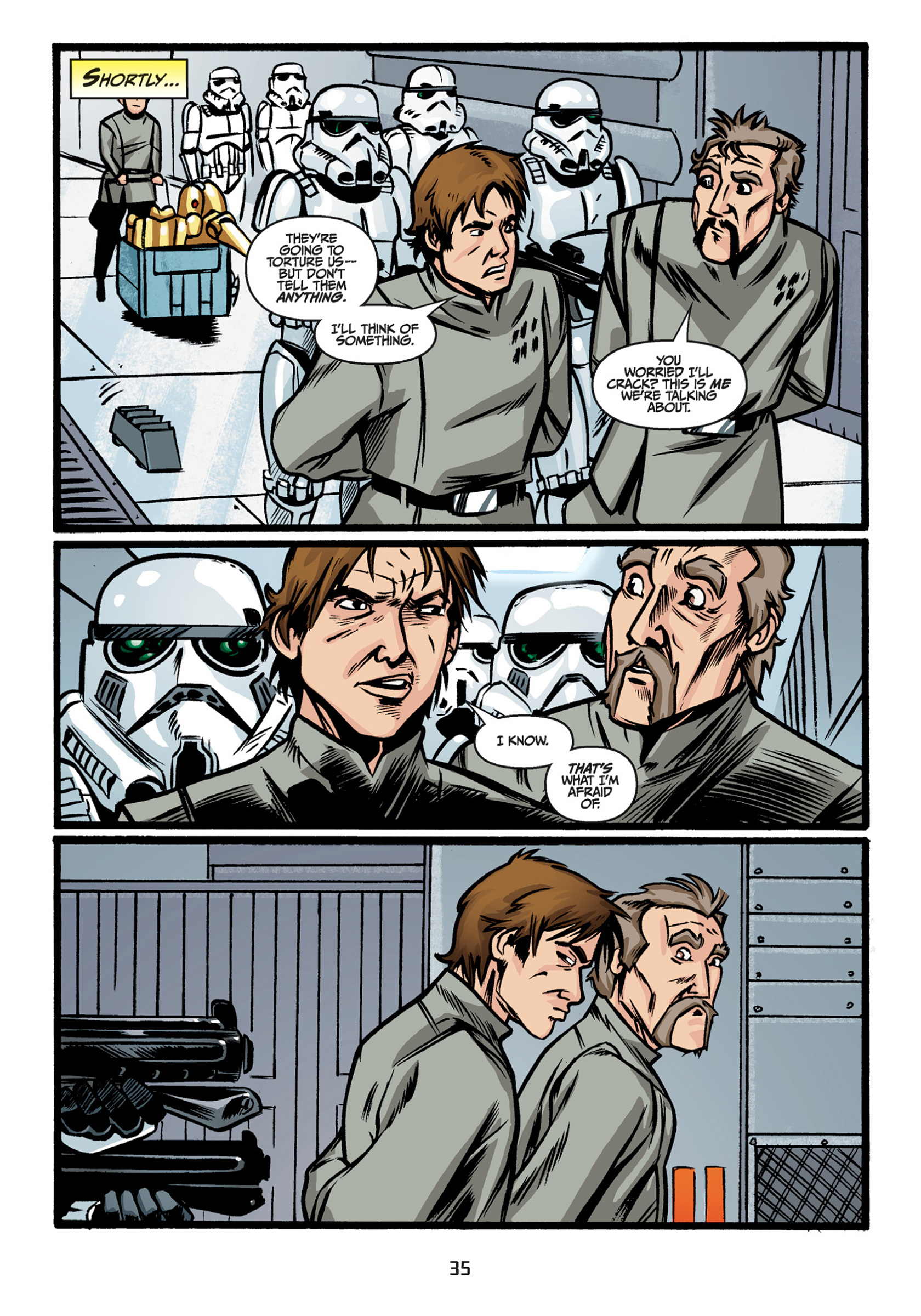 Read online Star Wars Adventures comic -  Issue # Issue Han Solo and the Hollow Moon of Khorya - 37
