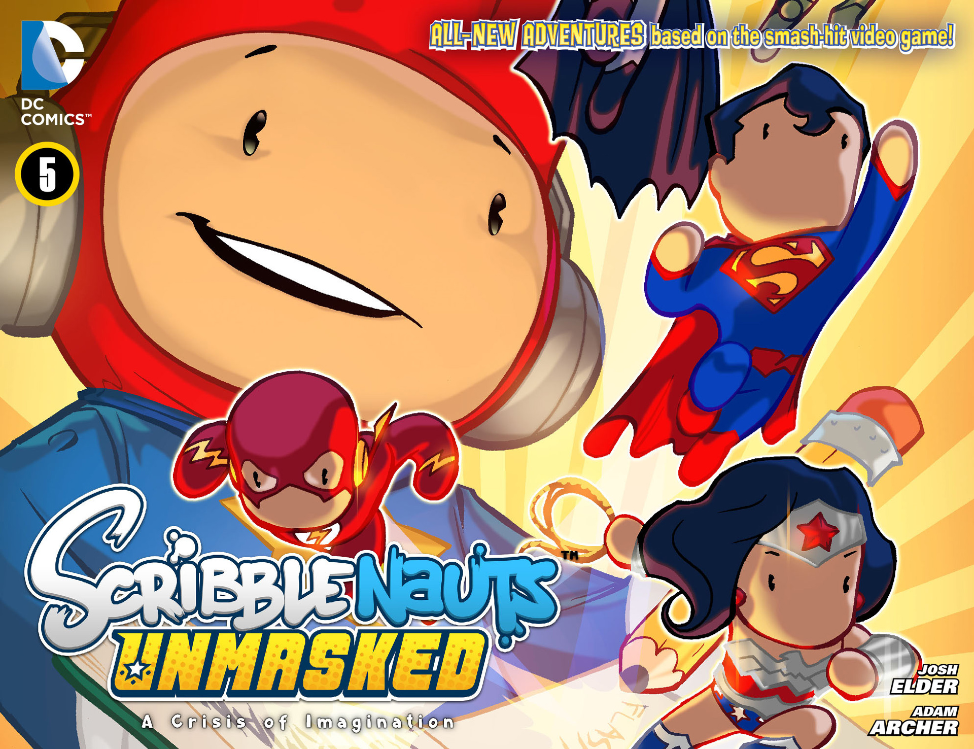 Read online Scribblenauts Unmasked: A Crisis of Imagination comic -  Issue #5 - 1