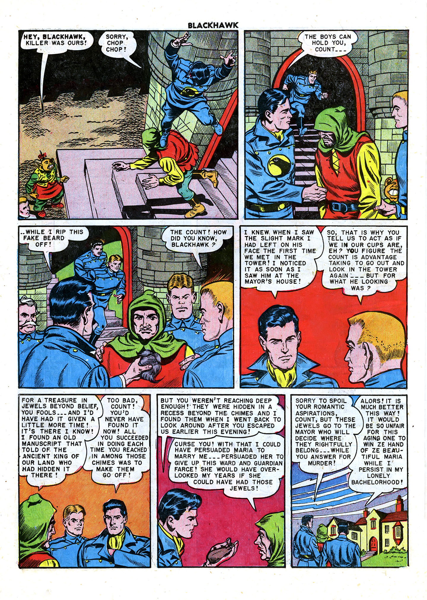 Read online Blackhawk (1957) comic -  Issue #36 - 34