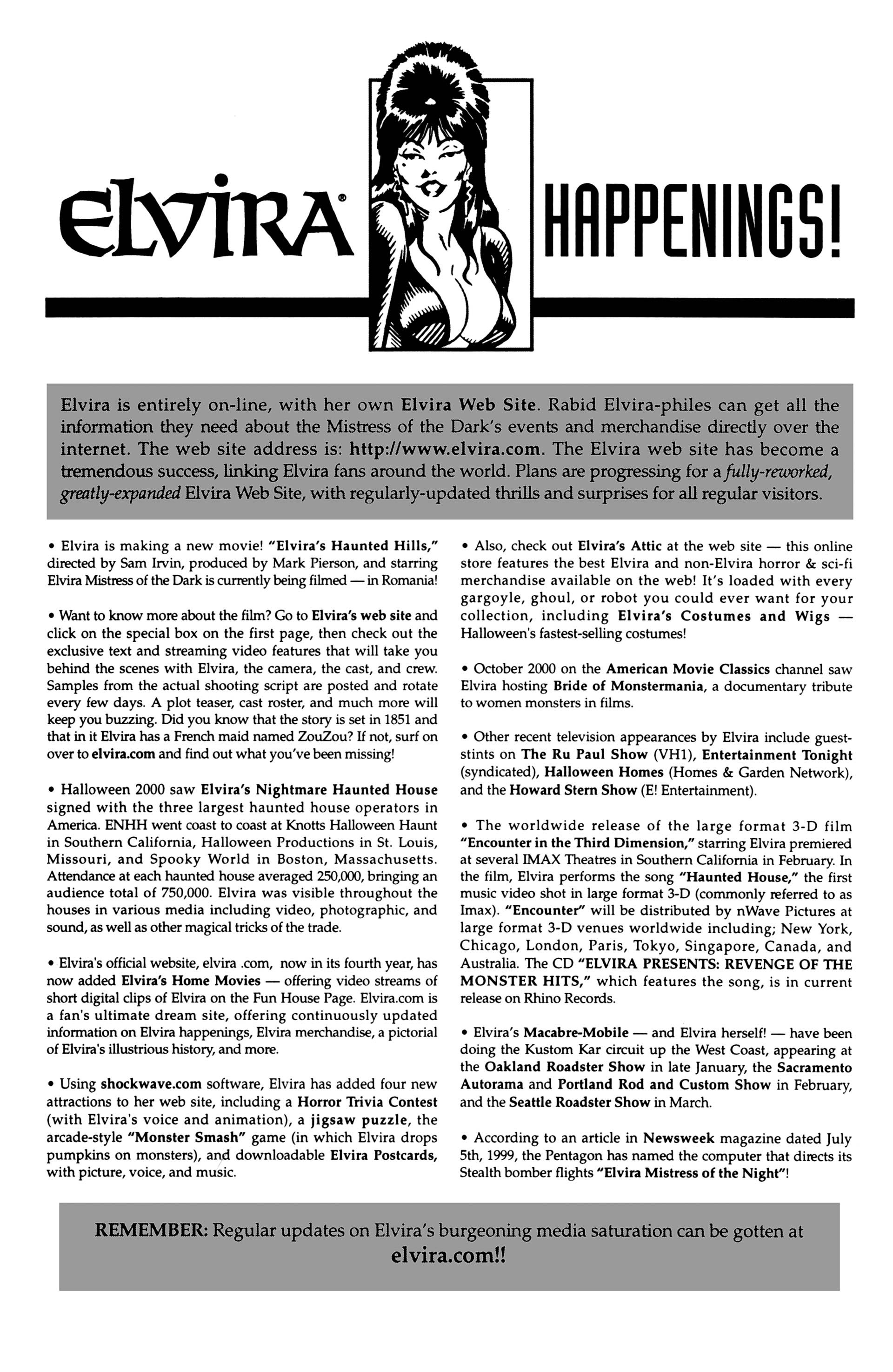 Read online Elvira, Mistress of the Dark comic -  Issue #95 - 32