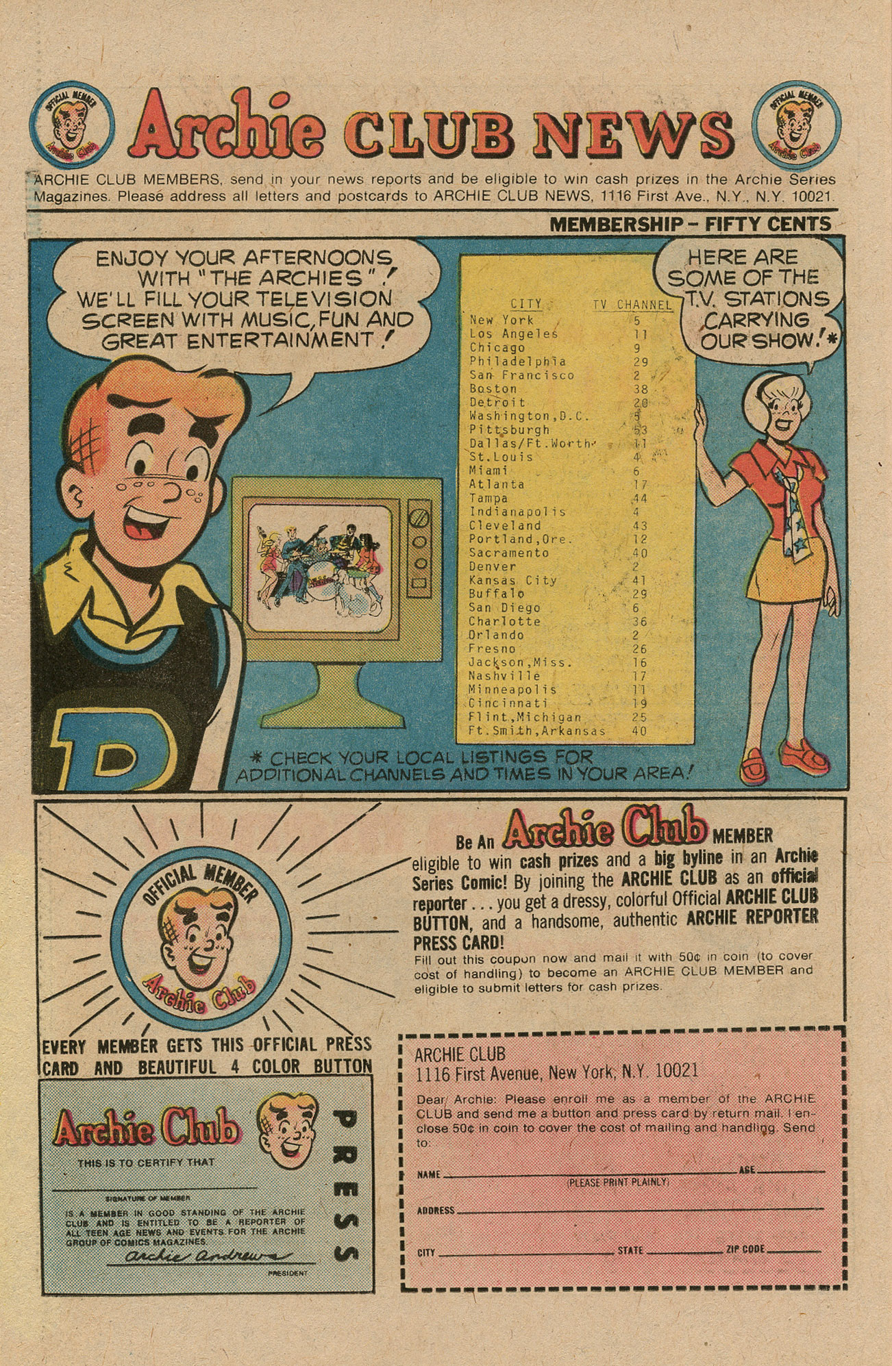 Read online Archie's TV Laugh-Out comic -  Issue #48 - 26