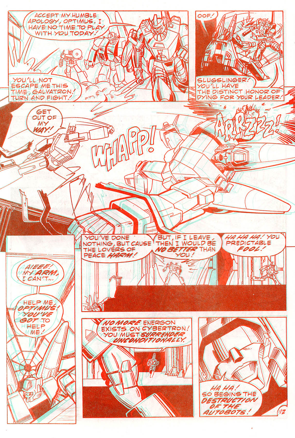 Read online The Transformers in 3-D comic -  Issue #3 - 13