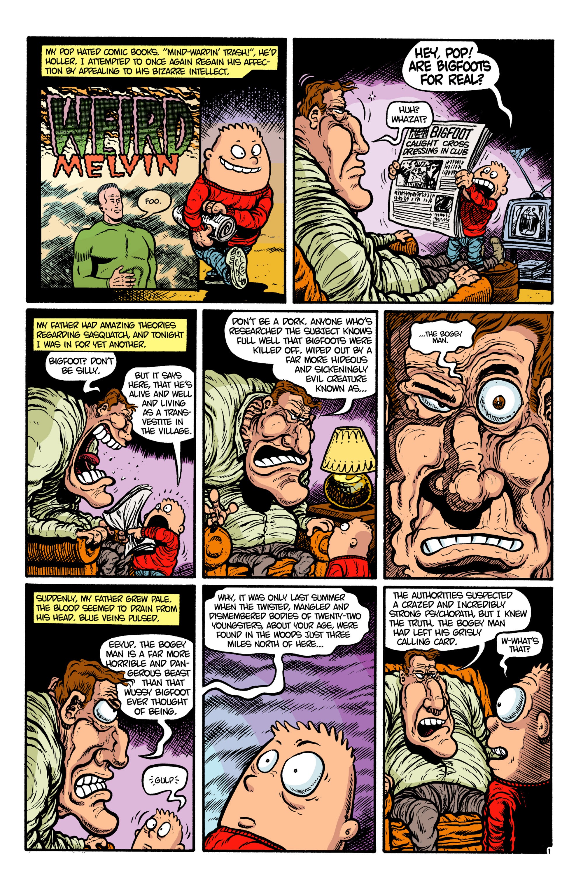 Read online Weird Melvin comic -  Issue #5 - 14