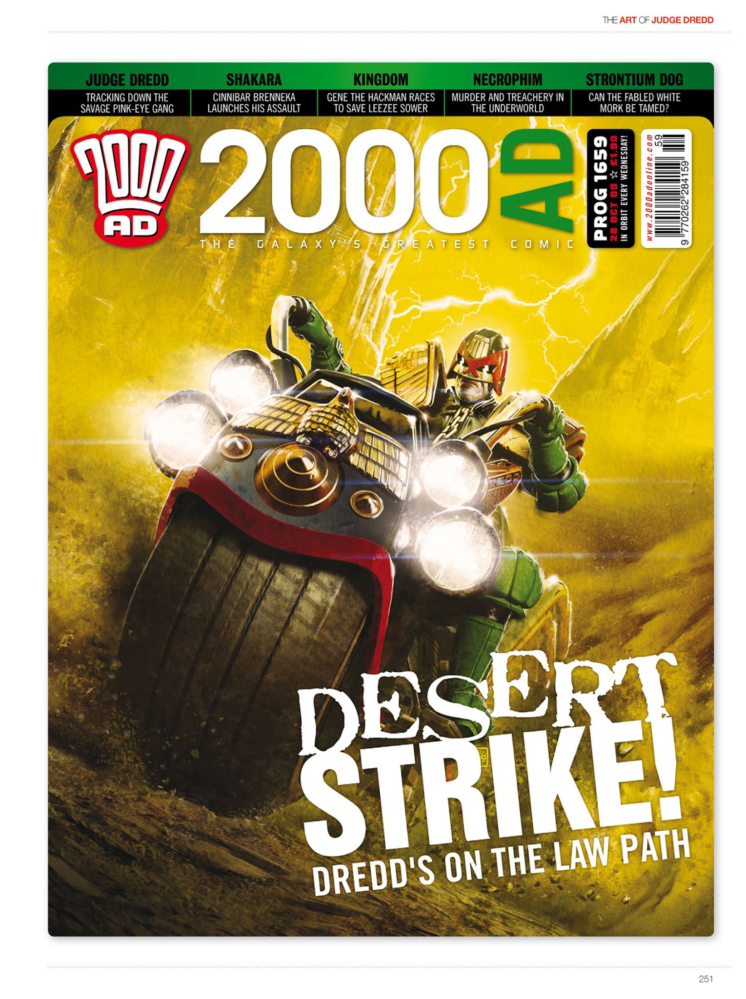 Read online The Art of Judge Dredd: Featuring 35 Years of Zarjaz Covers comic -  Issue # TPB (Part 3) - 69