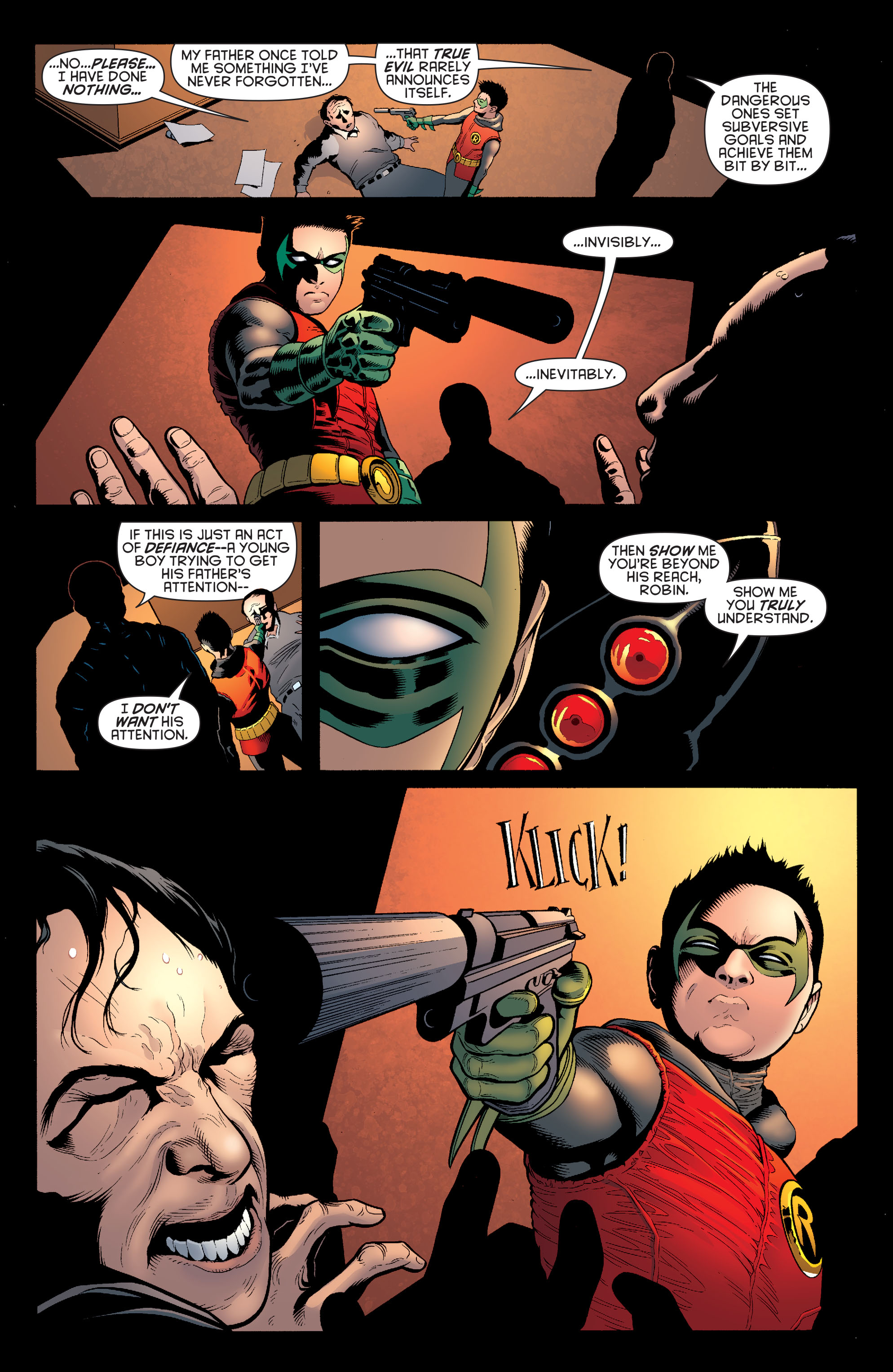 Read online Batman and Robin (2011) comic -  Issue # _Bad Blood (DC Essential Edition) (Part 2) - 12
