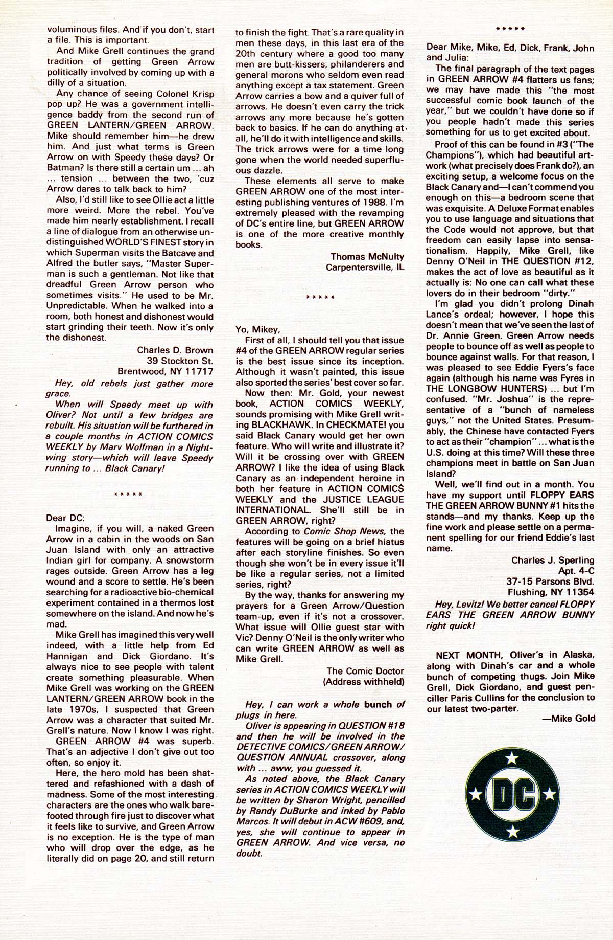 Read online Green Arrow (1988) comic -  Issue #7 - 32