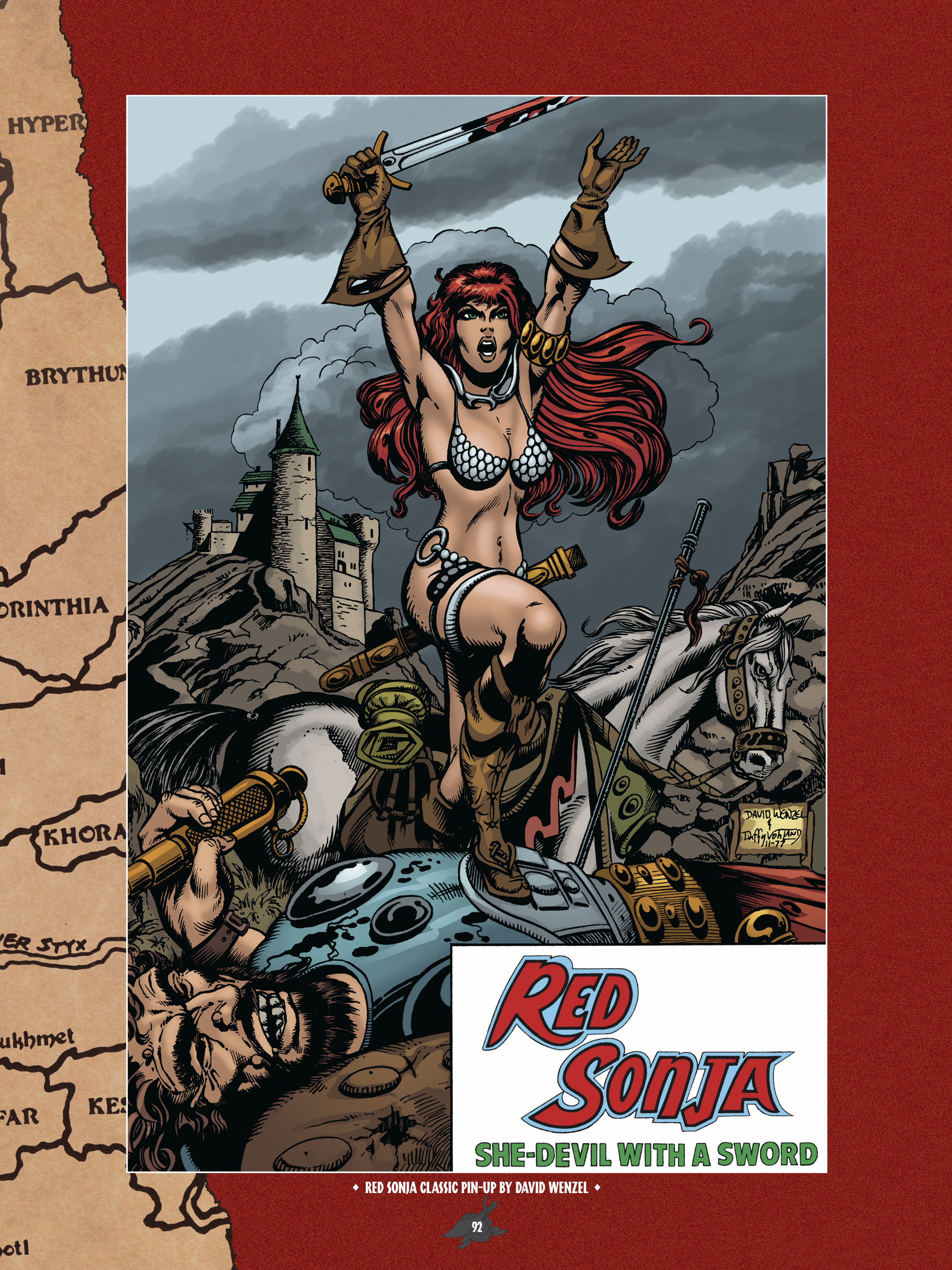 Read online The Art of Red Sonja comic -  Issue # TPB 1 (Part 1) - 91