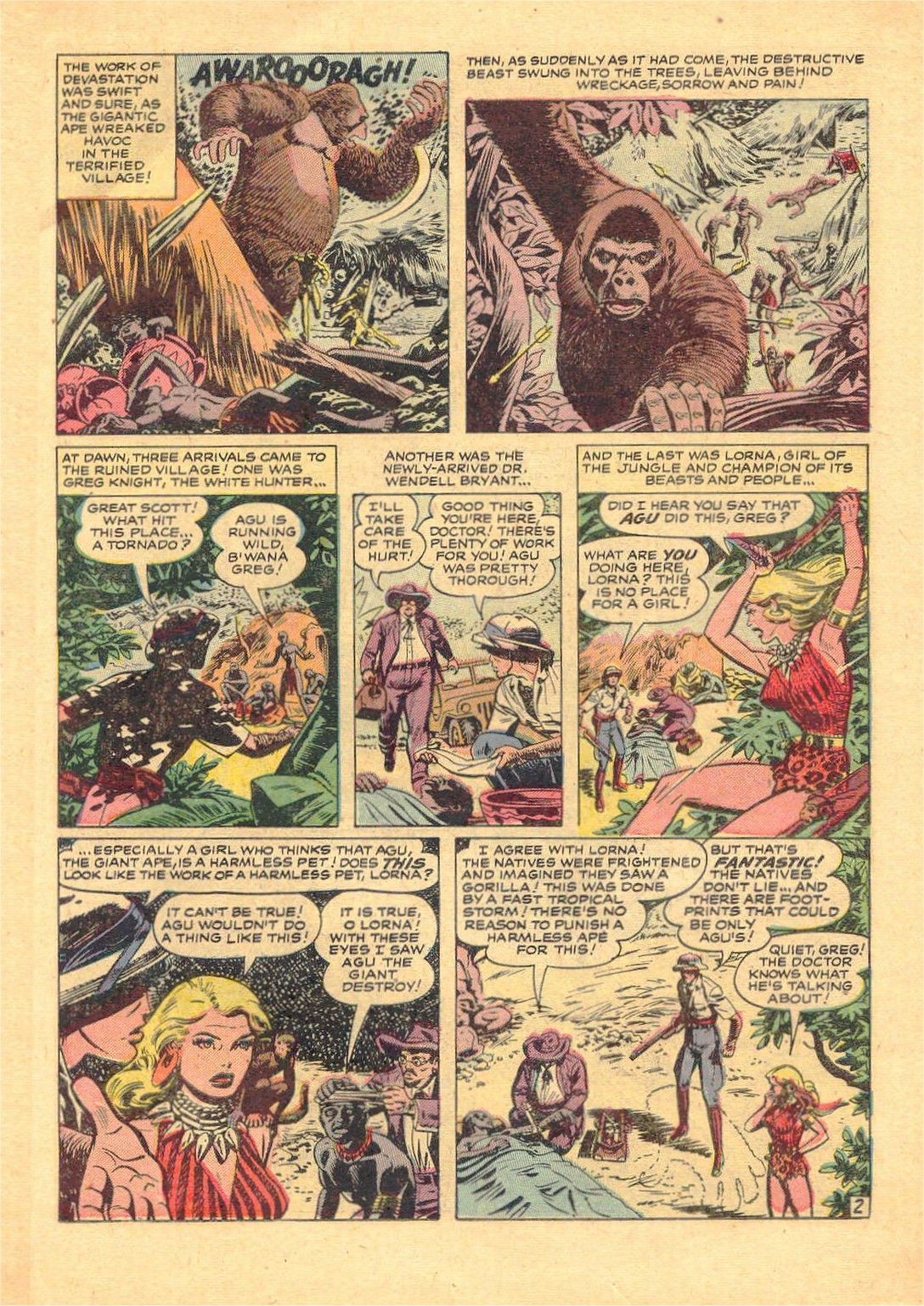 Read online Lorna, The Jungle Girl comic -  Issue #9 - 11