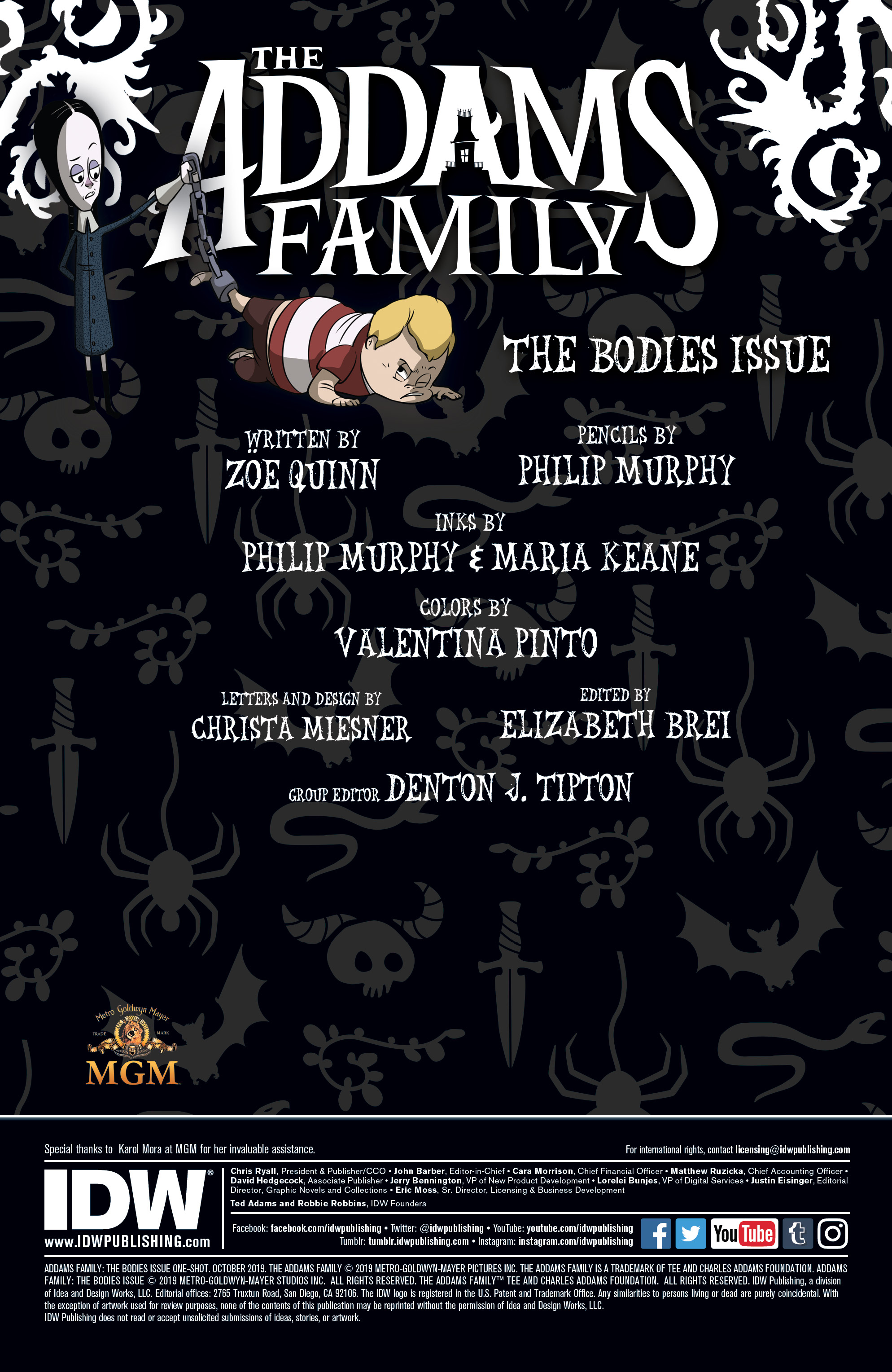 Read online Addams Family: The Bodies Issue comic -  Issue # Full - 2