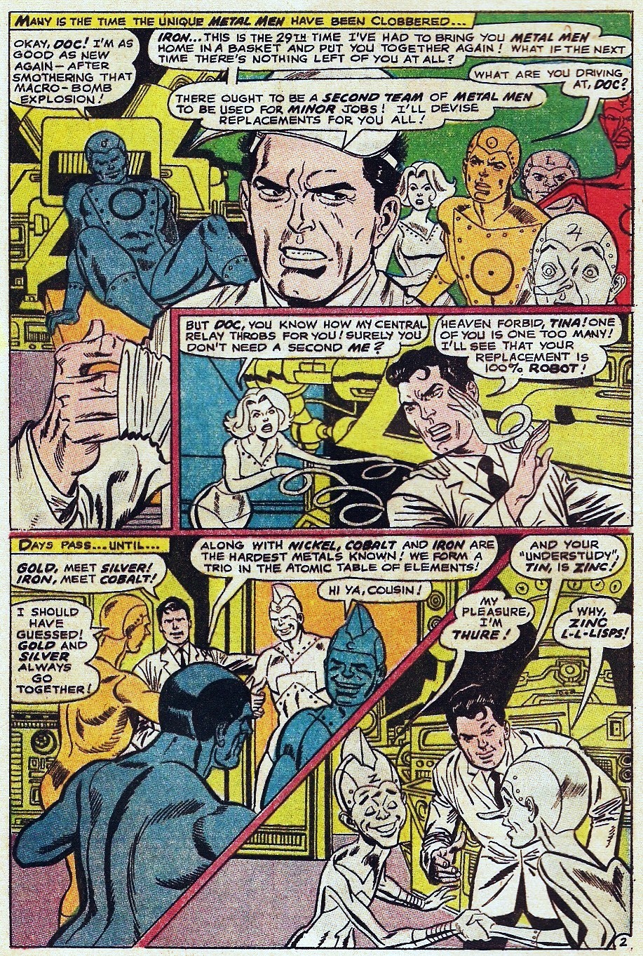 Read online Metal Men (1963) comic -  Issue #31 - 4