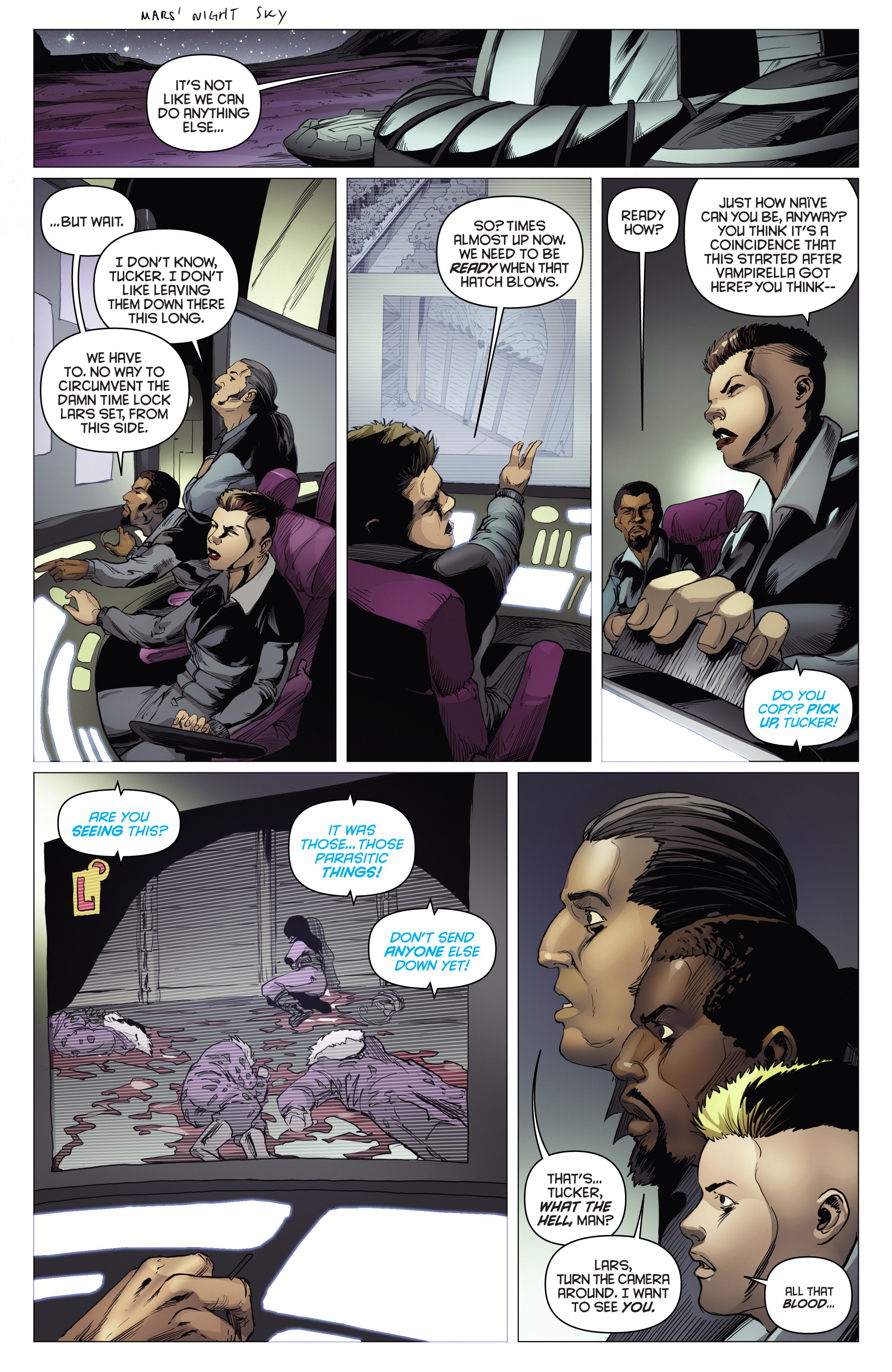Read online Aliens/Vampirella comic -  Issue #2 - 10