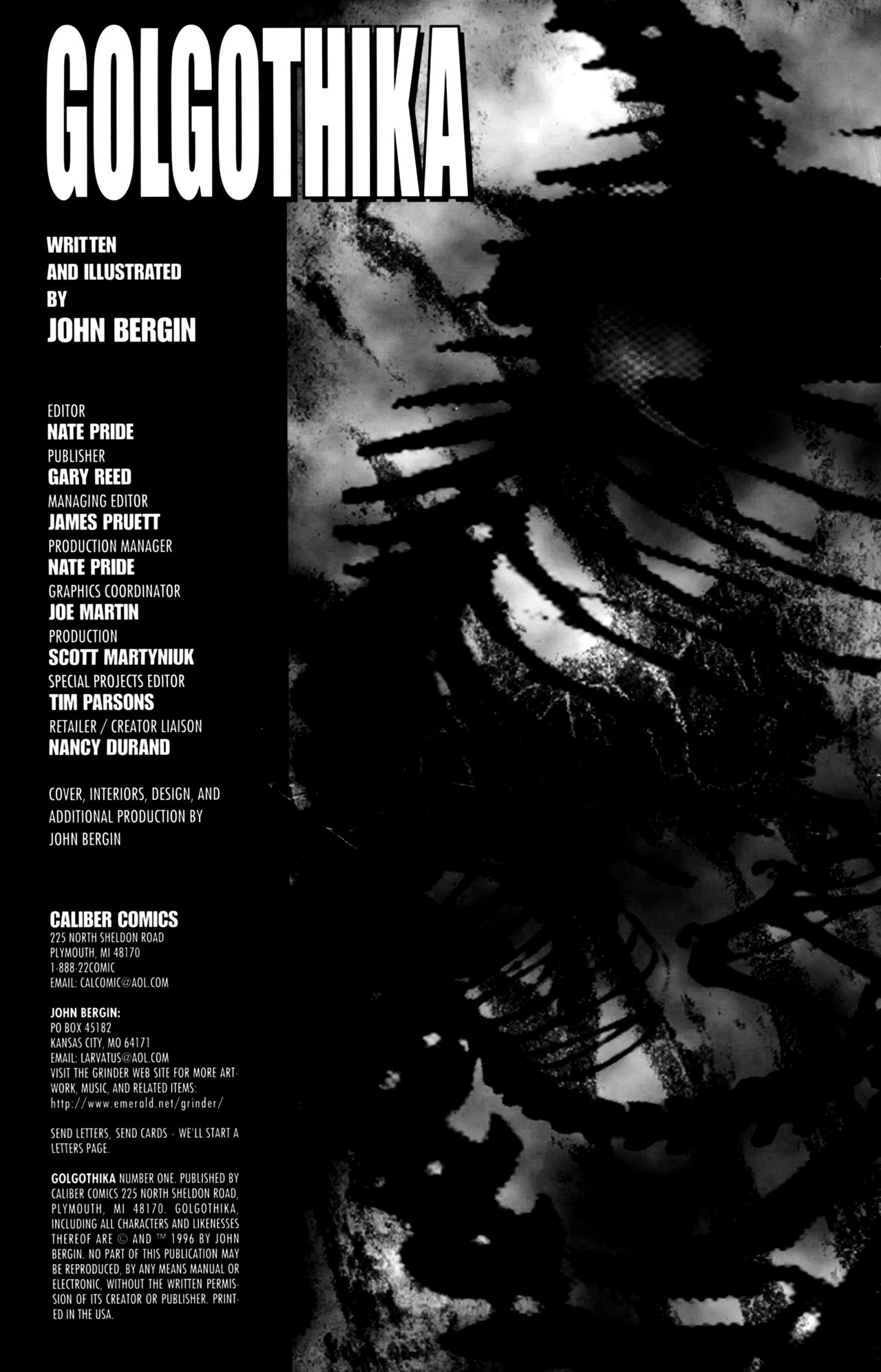 Read online Golgothika comic -  Issue #1 - 2