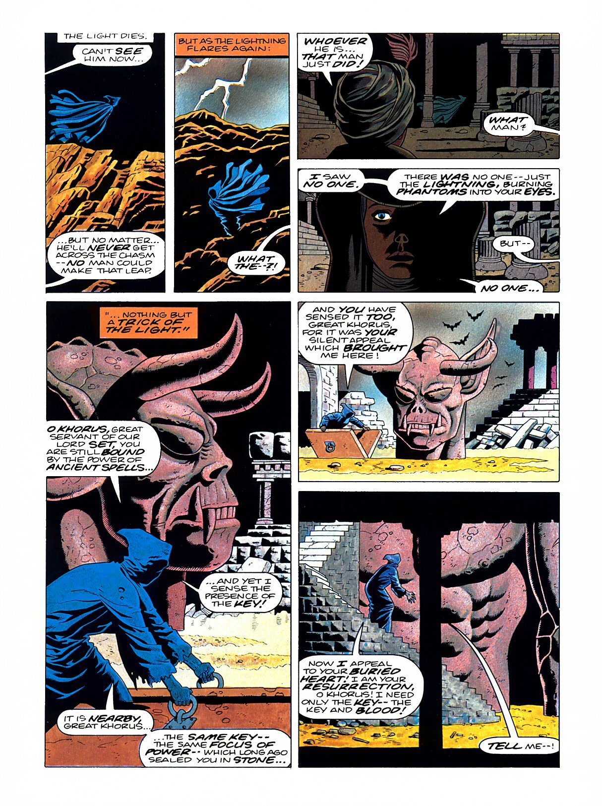 Read online Marvel Graphic Novel comic -  Issue #53 - Conan - The Skull of Set - 36