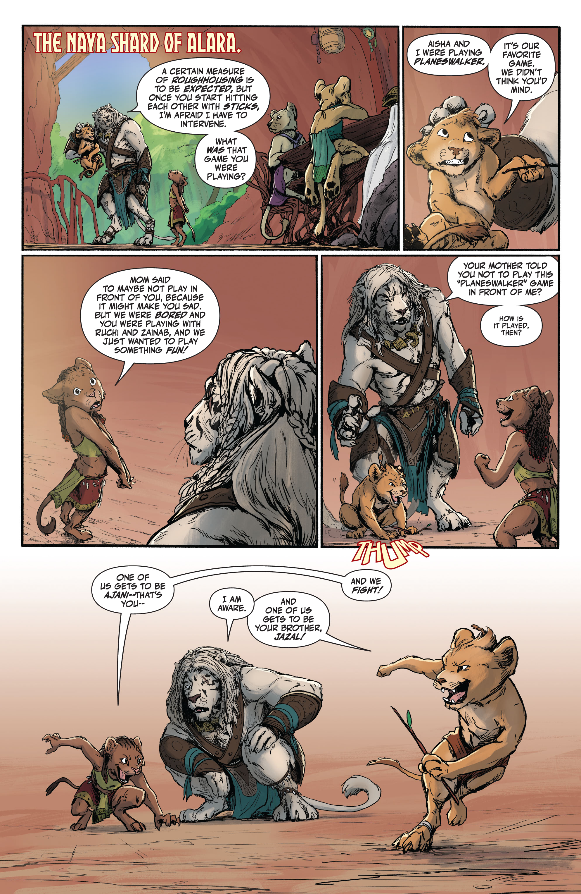 Read online Magic: Ajani Goldmane comic -  Issue #1 - 4