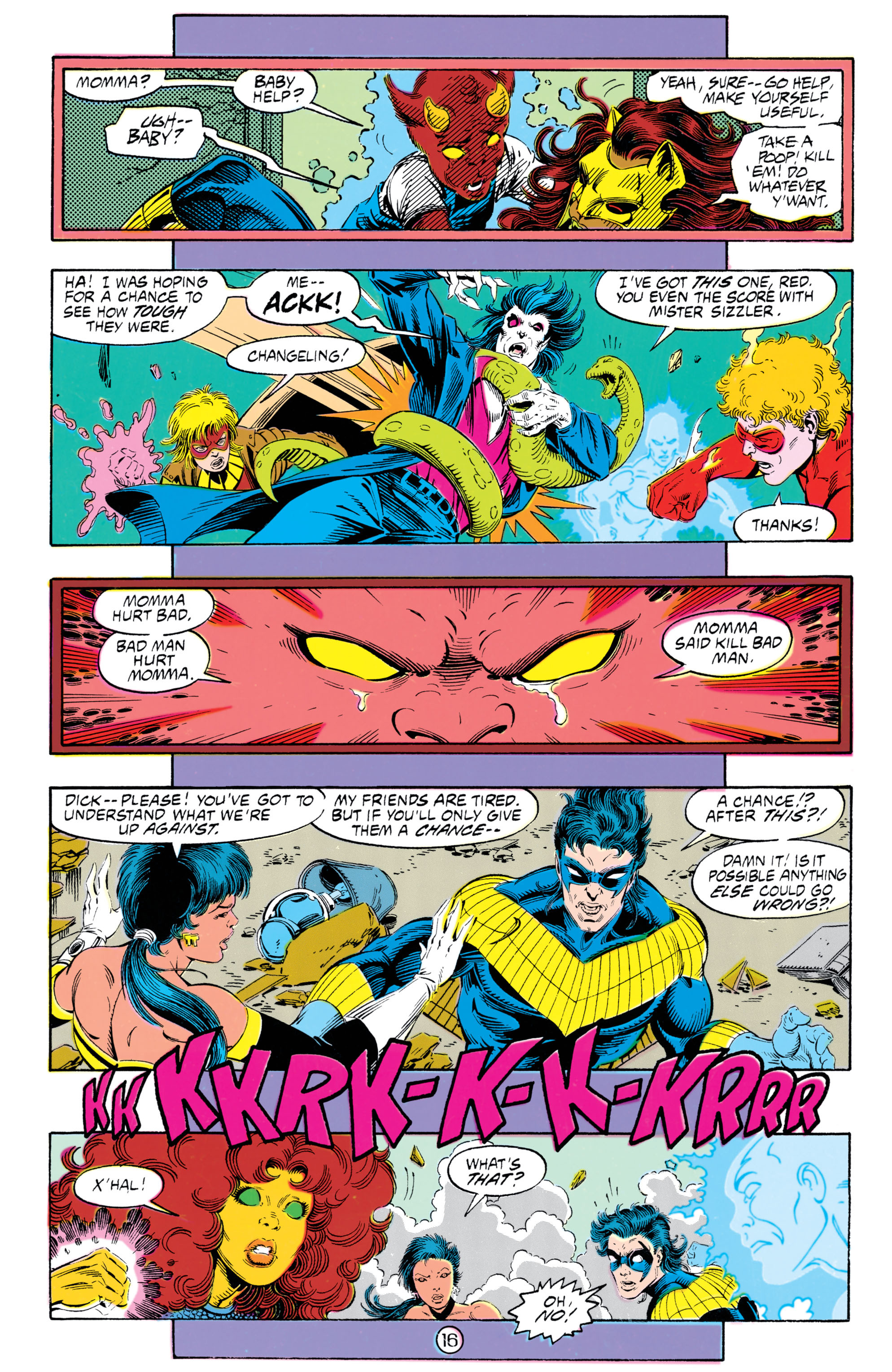 Read online The New Titans (1988) comic -  Issue #91 - 17