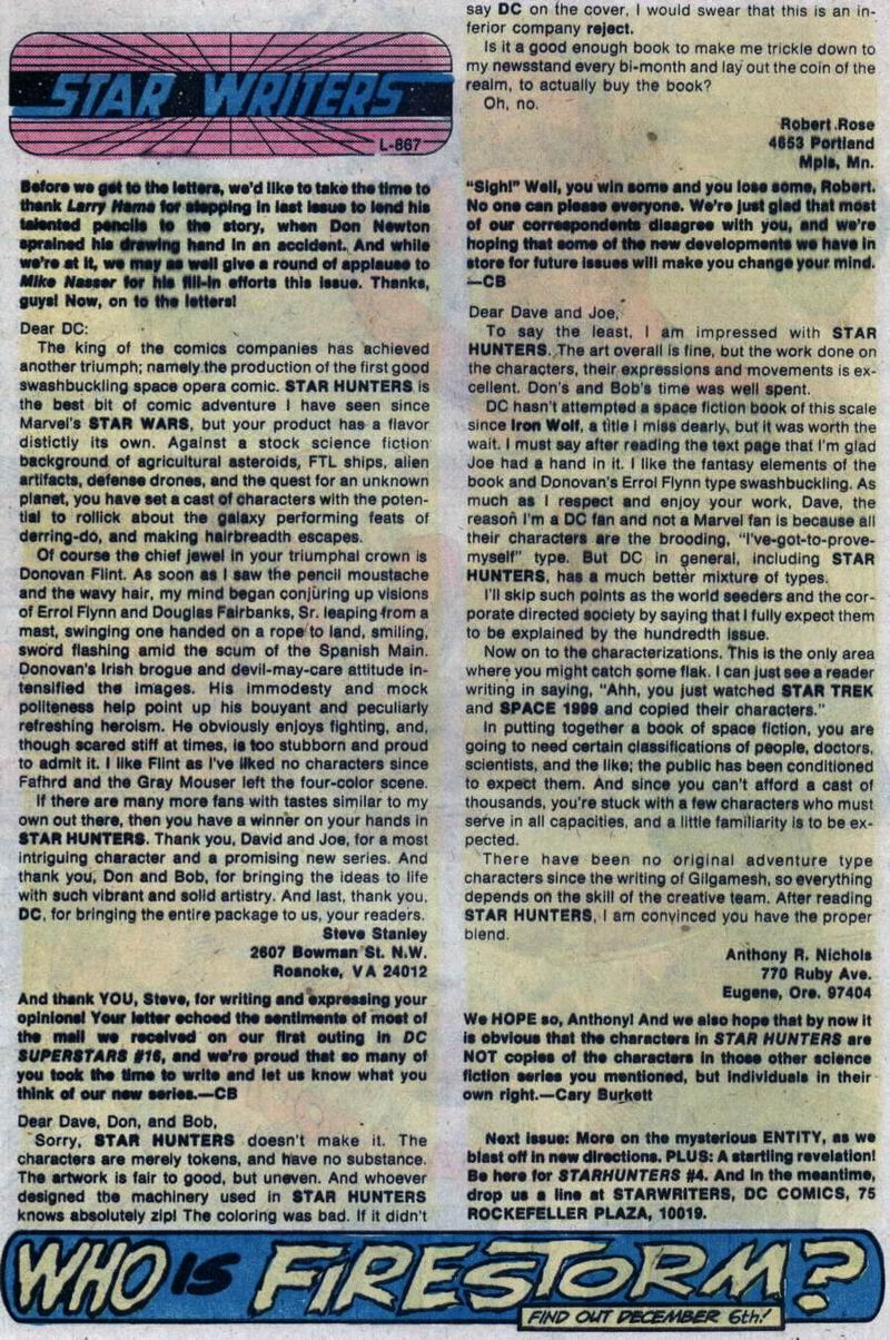 Read online Star Hunters comic -  Issue #3 - 19