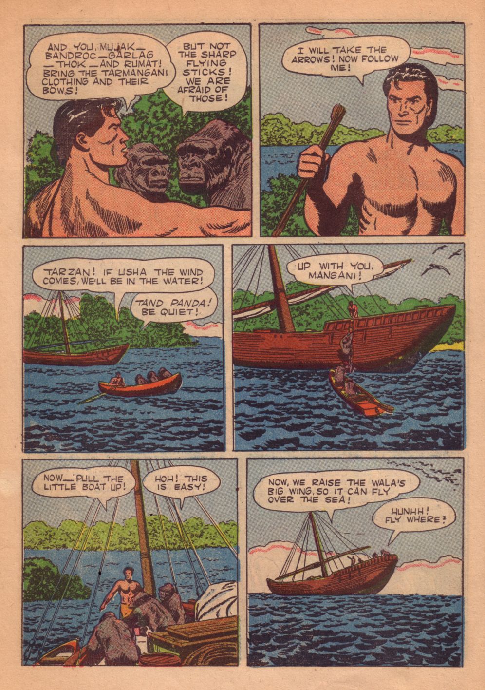 Read online Tarzan (1948) comic -  Issue #55 - 38