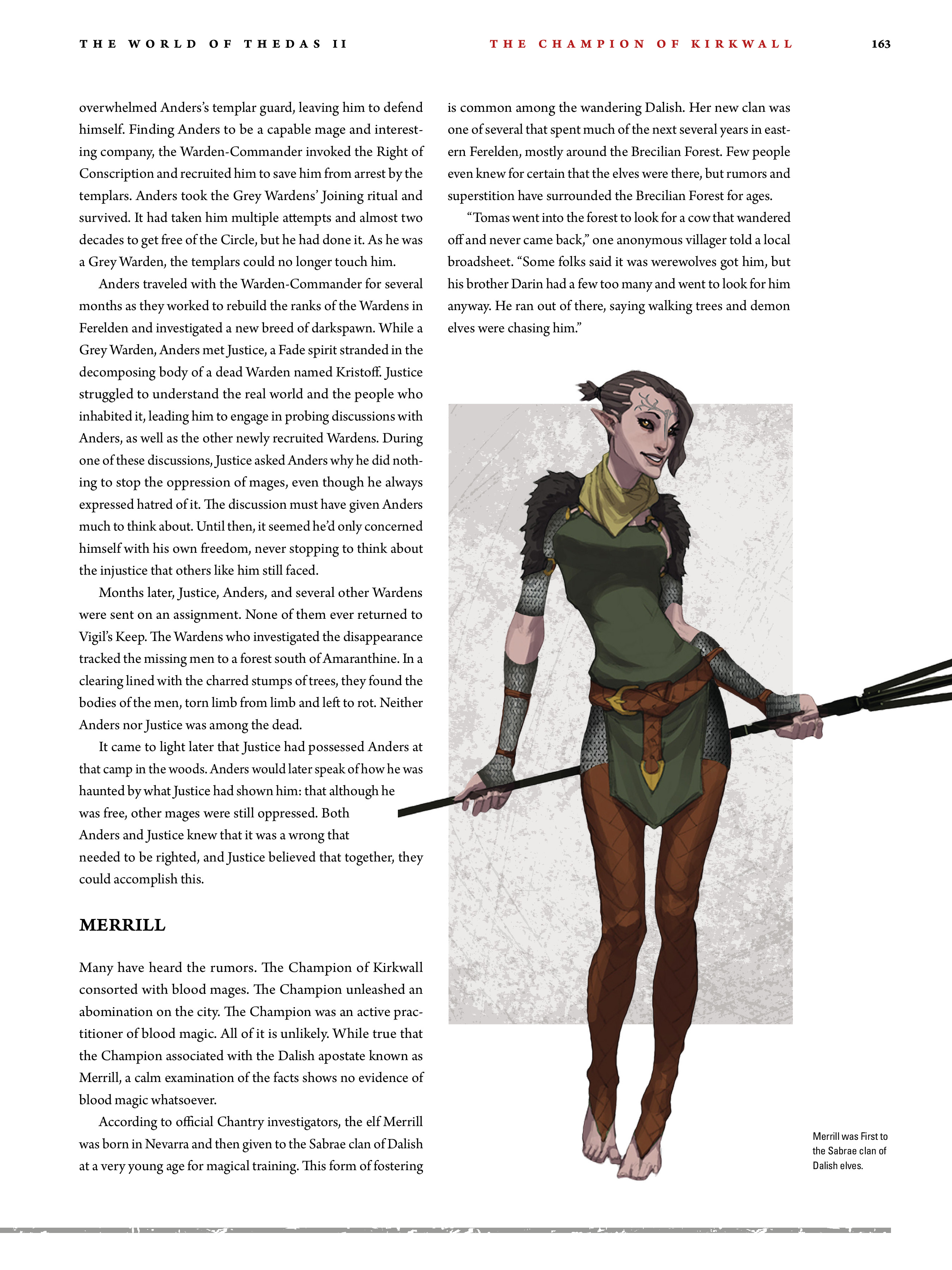 Read online Dragon Age: The World of Thedas comic -  Issue # TPB 2 - 159