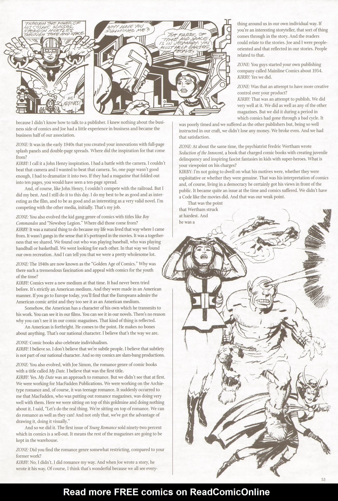 Read online The Jack Kirby Collector comic -  Issue #45 - 54