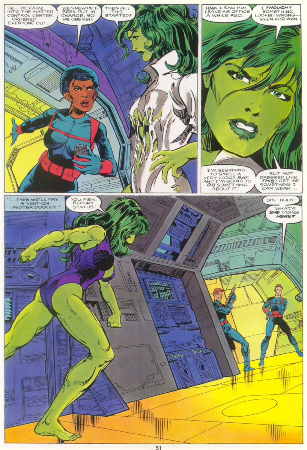 Read online Marvel Graphic Novel comic -  Issue #18 - The Sensational She-Hulk - 52