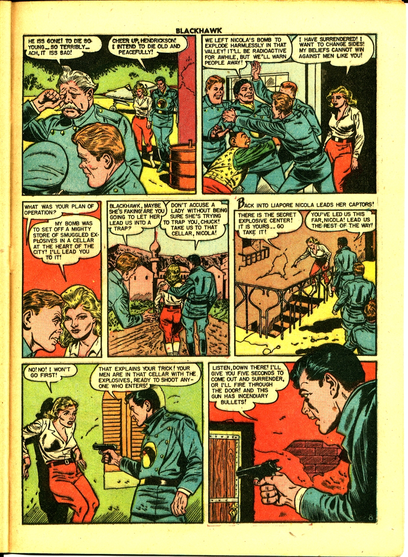 Read online Blackhawk (1957) comic -  Issue #42 - 33