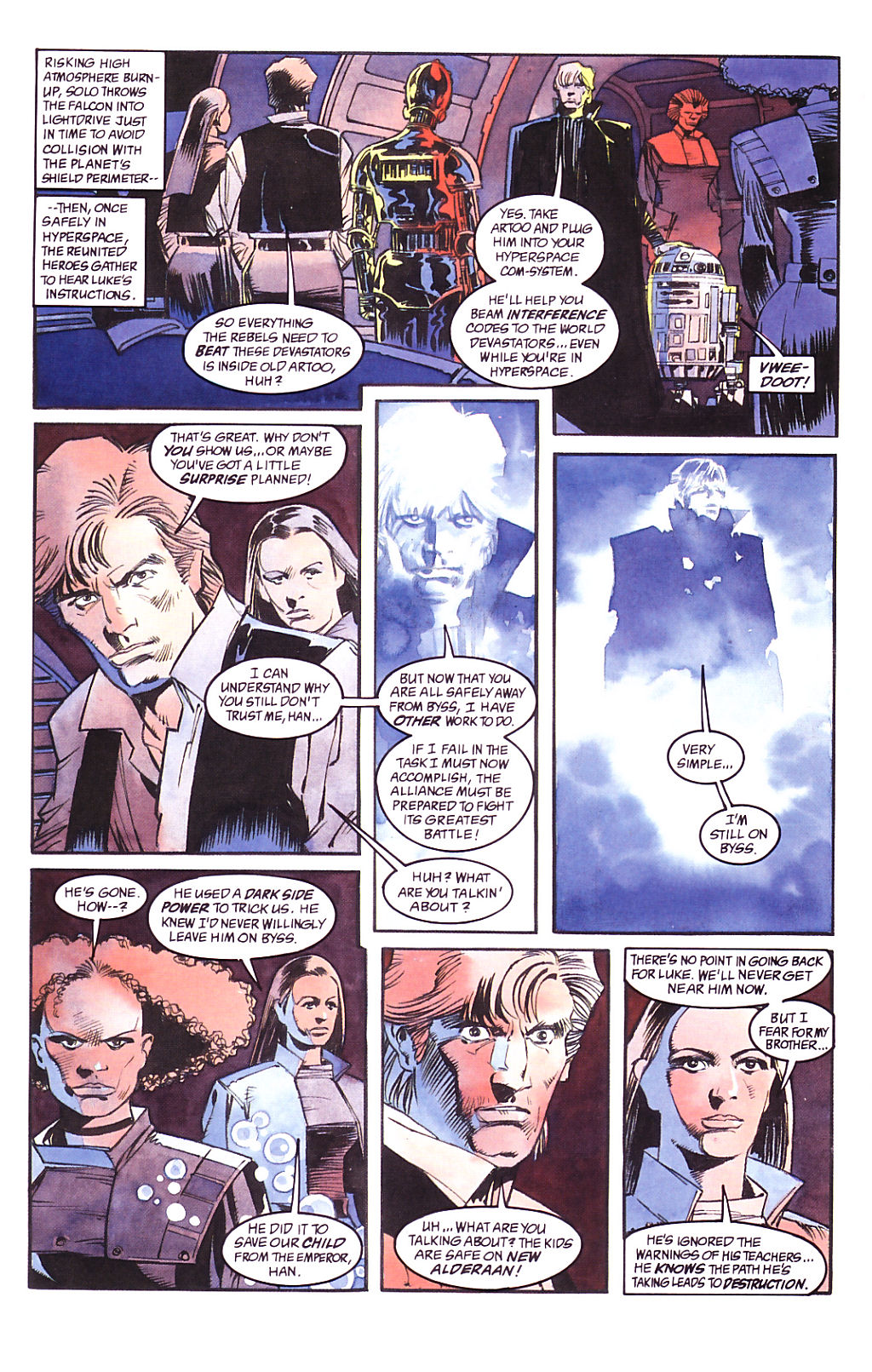 Read online Star Wars: Dark Empire comic -  Issue #5 - 22