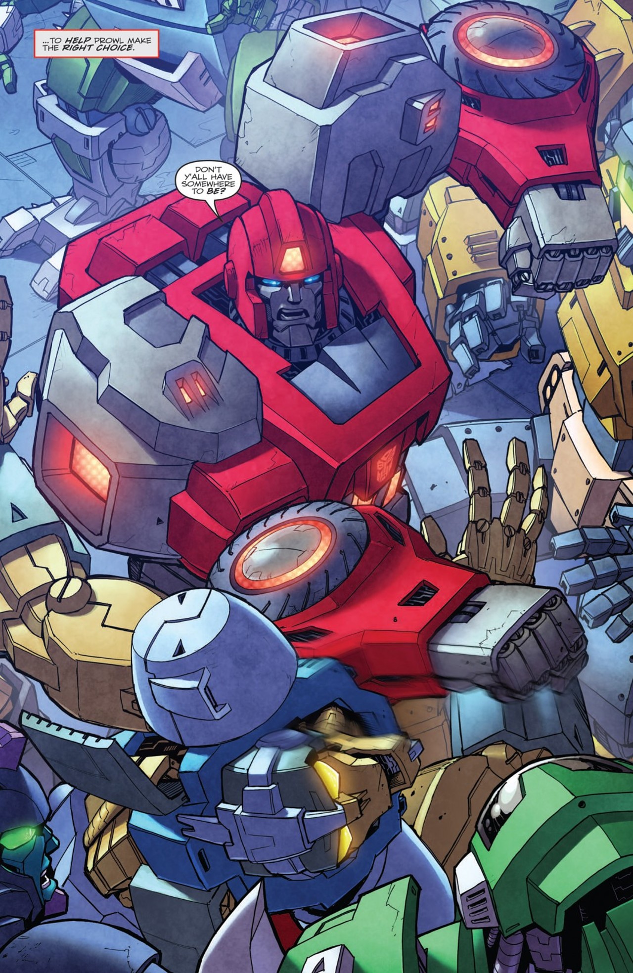 Read online Transformers: Robots In Disguise (2012) comic -  Issue #5 - 22