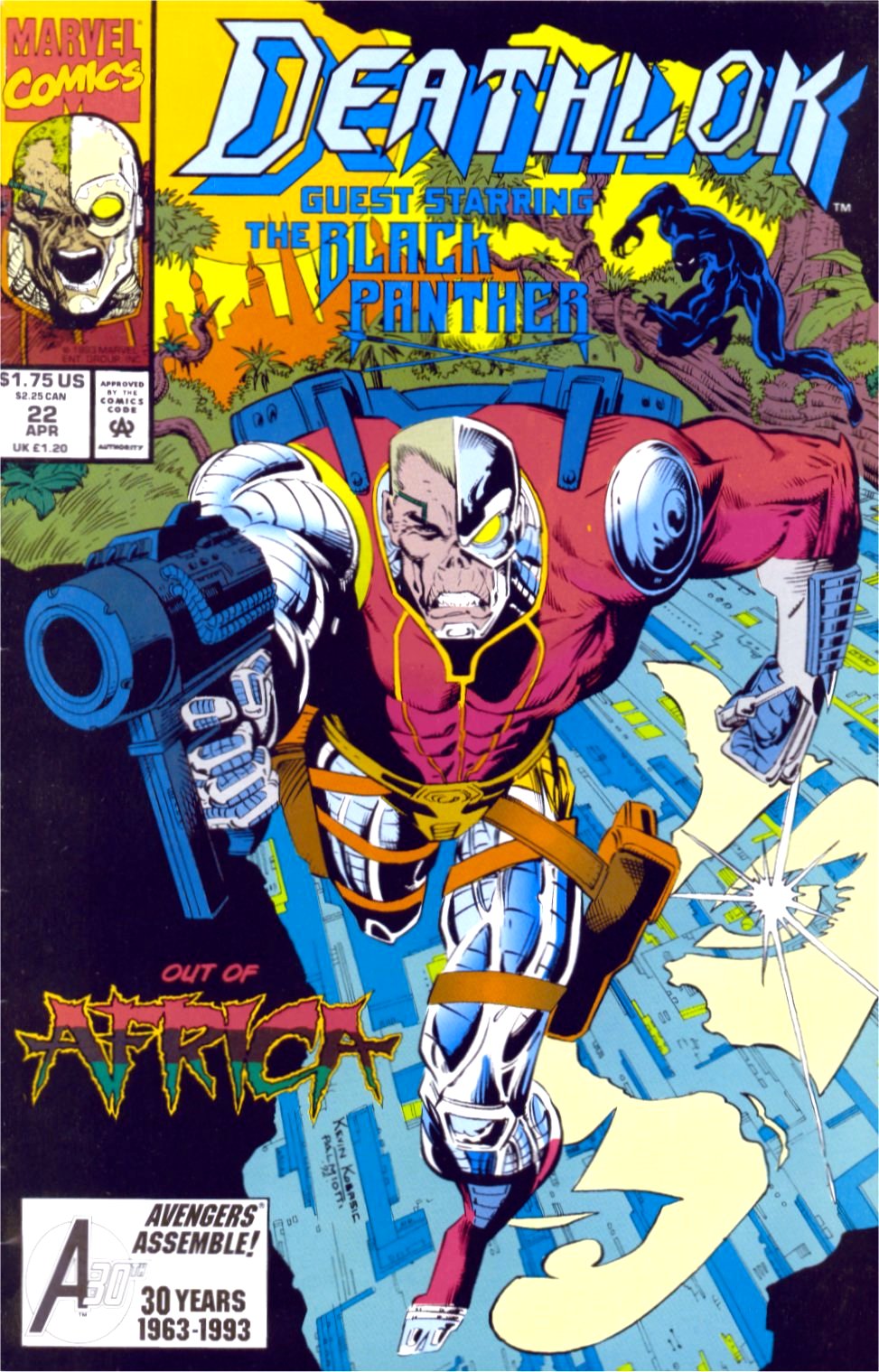 Read online Deathlok (1991) comic -  Issue #22 - 1