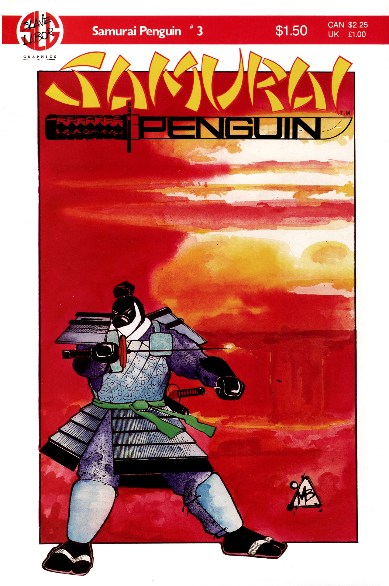 Read online Samurai Penguin comic -  Issue #3 - 1