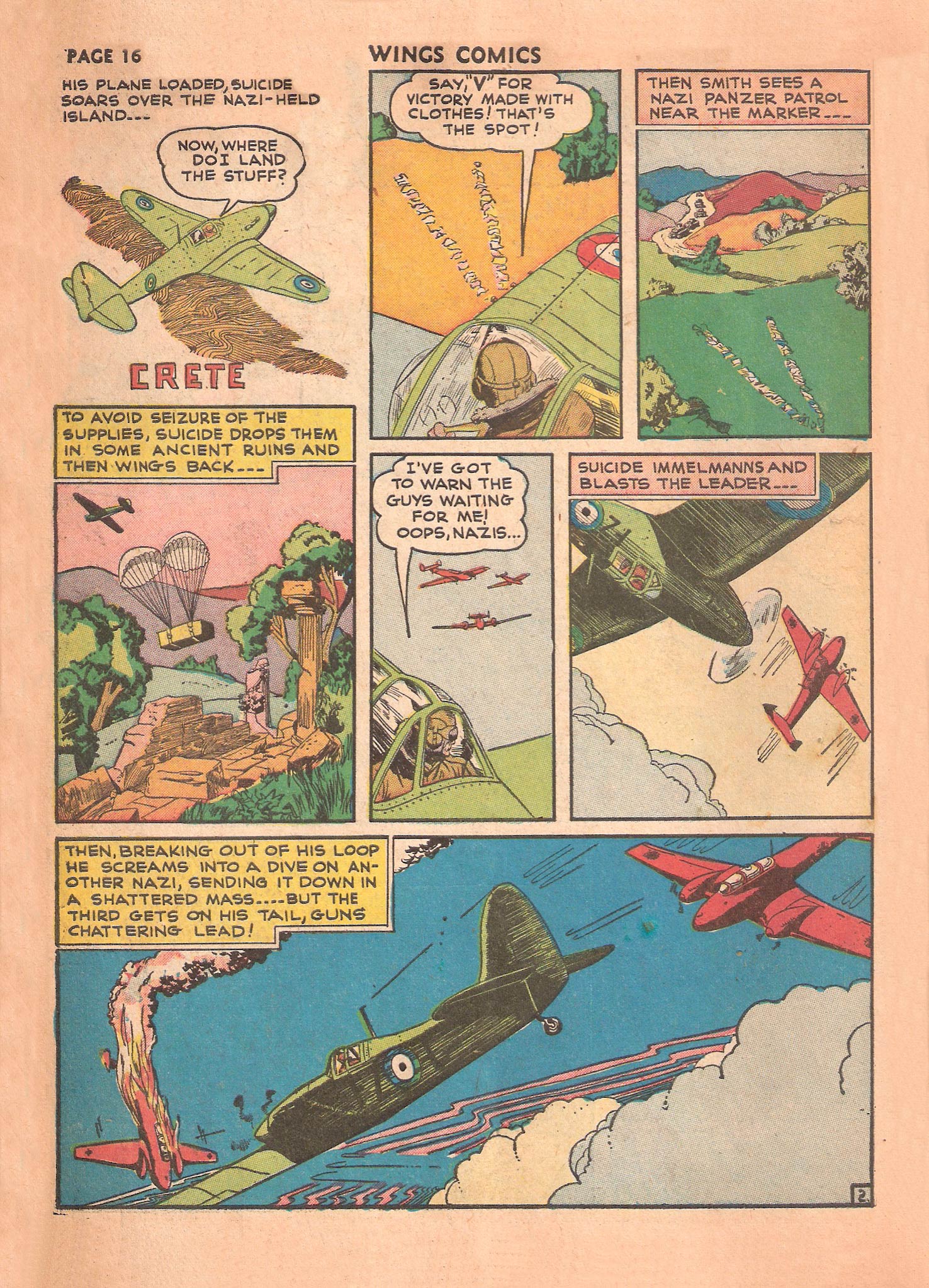 Read online Wings Comics comic -  Issue #17 - 18