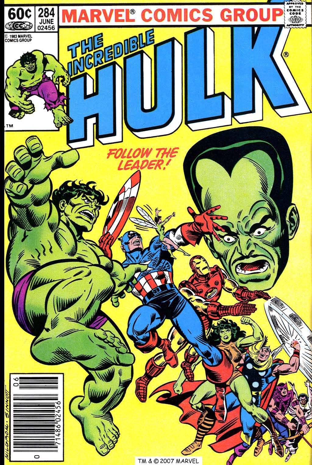 Read online The Incredible Hulk (1968) comic -  Issue #284 - 1