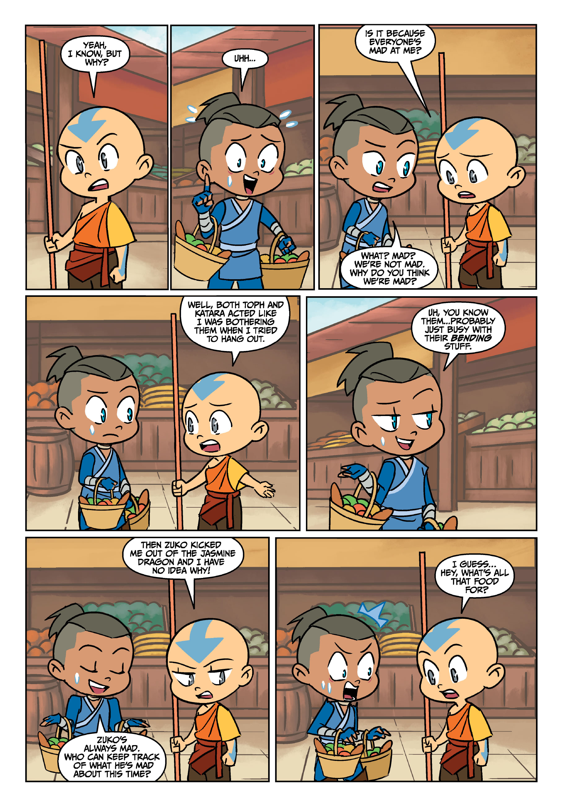 Read online Avatar: The Last Airbender Chibis - Aang's Unfreezing Day comic -  Issue # Full - 22