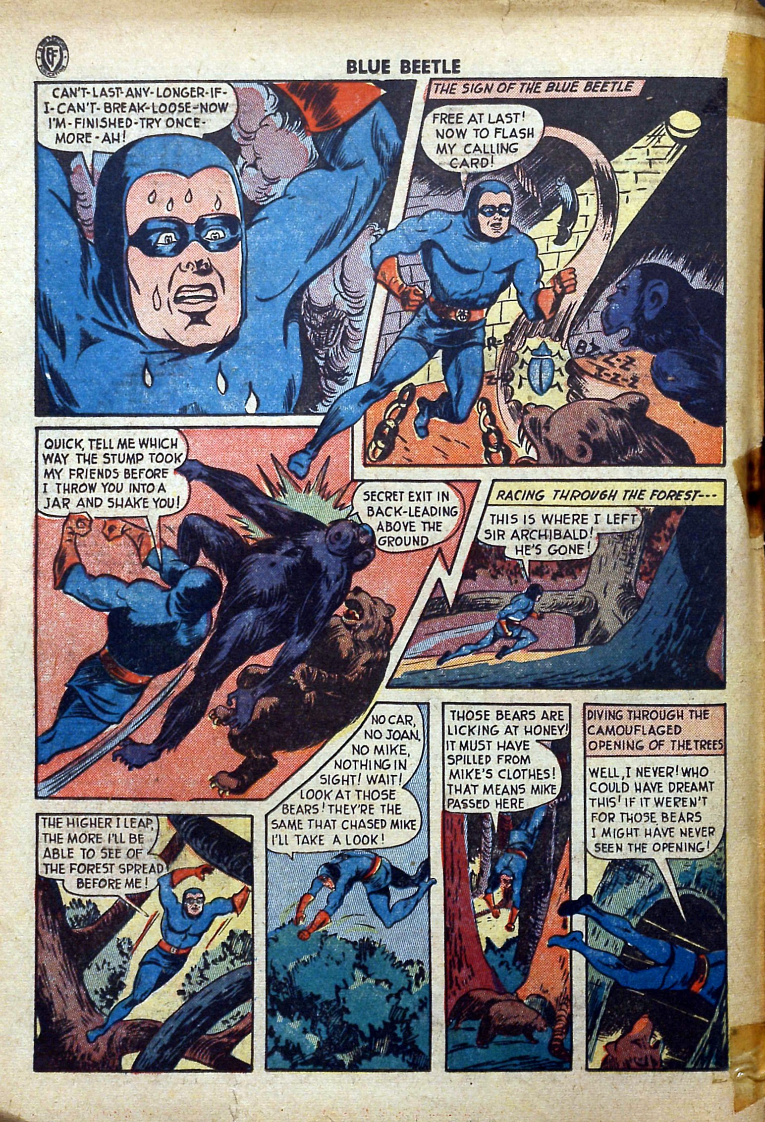 Read online The Blue Beetle comic -  Issue #37 - 9