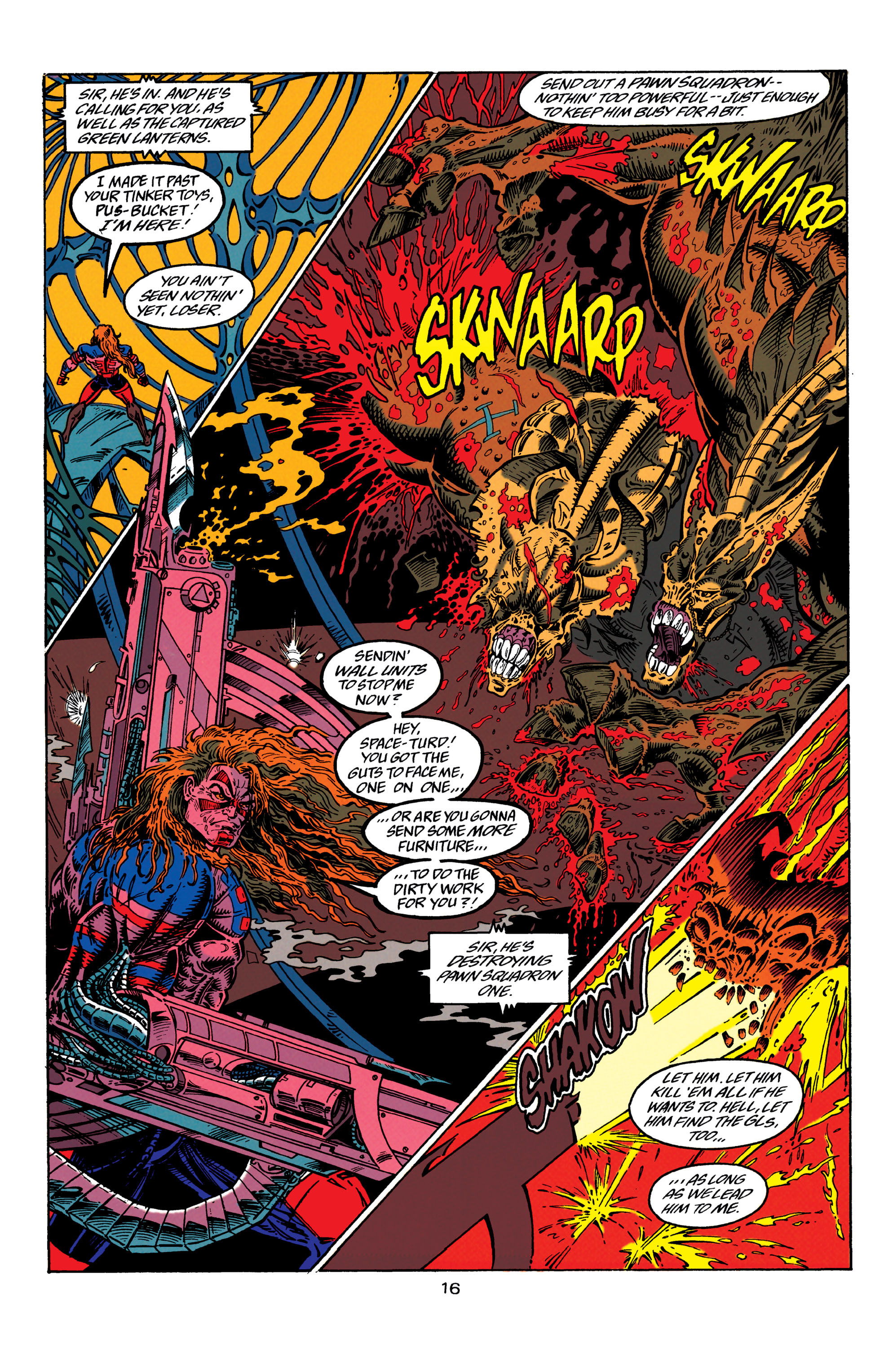 Read online Guy Gardner: Warrior comic -  Issue #35 - 16