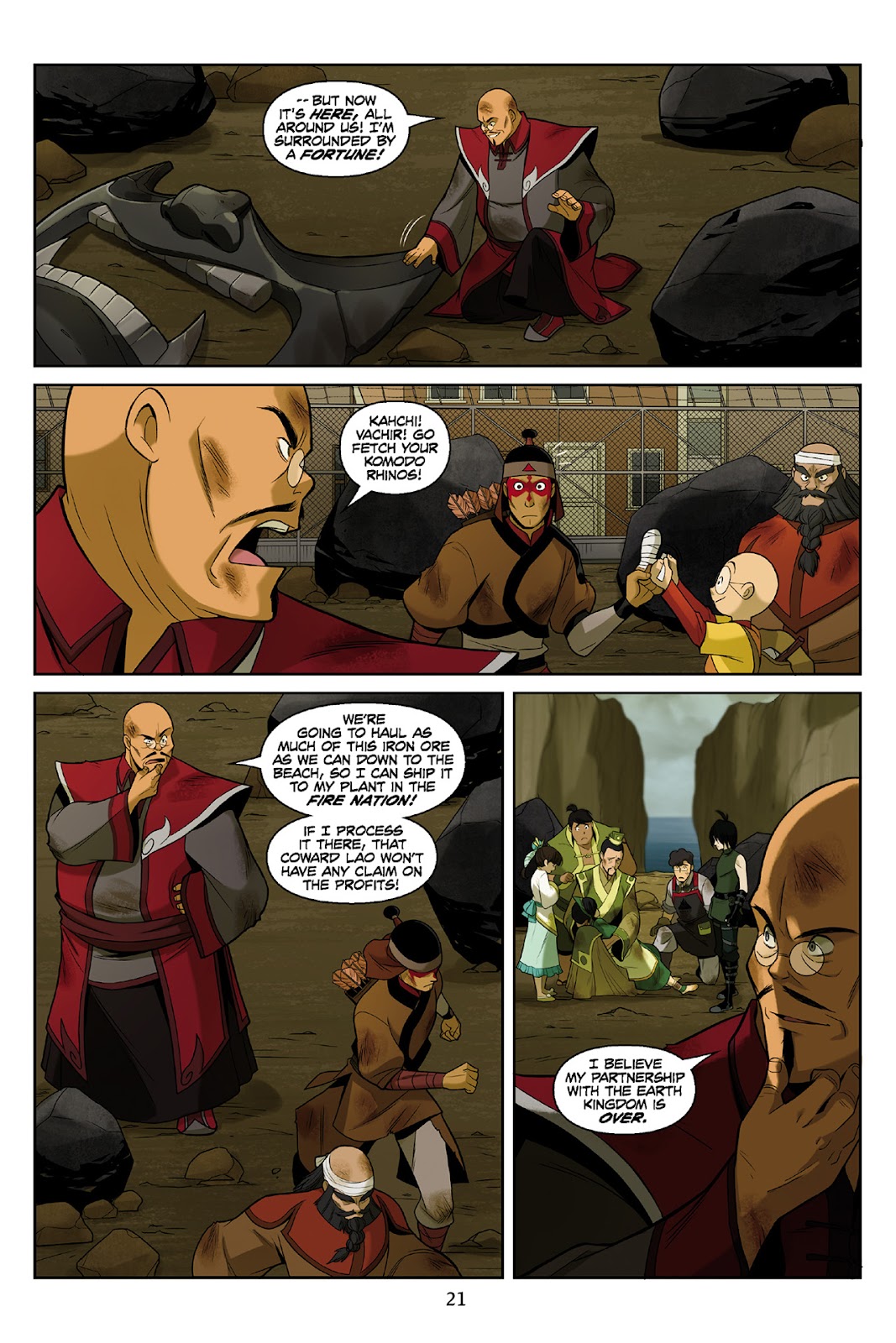 Nickelodeon Avatar: The Last Airbender - The Rift issue Part 3 - Page 22