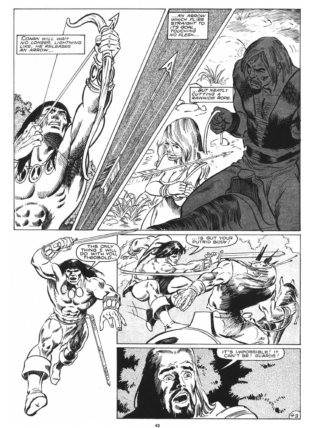 Read online The Savage Sword Of Conan comic -  Issue #171 - 45