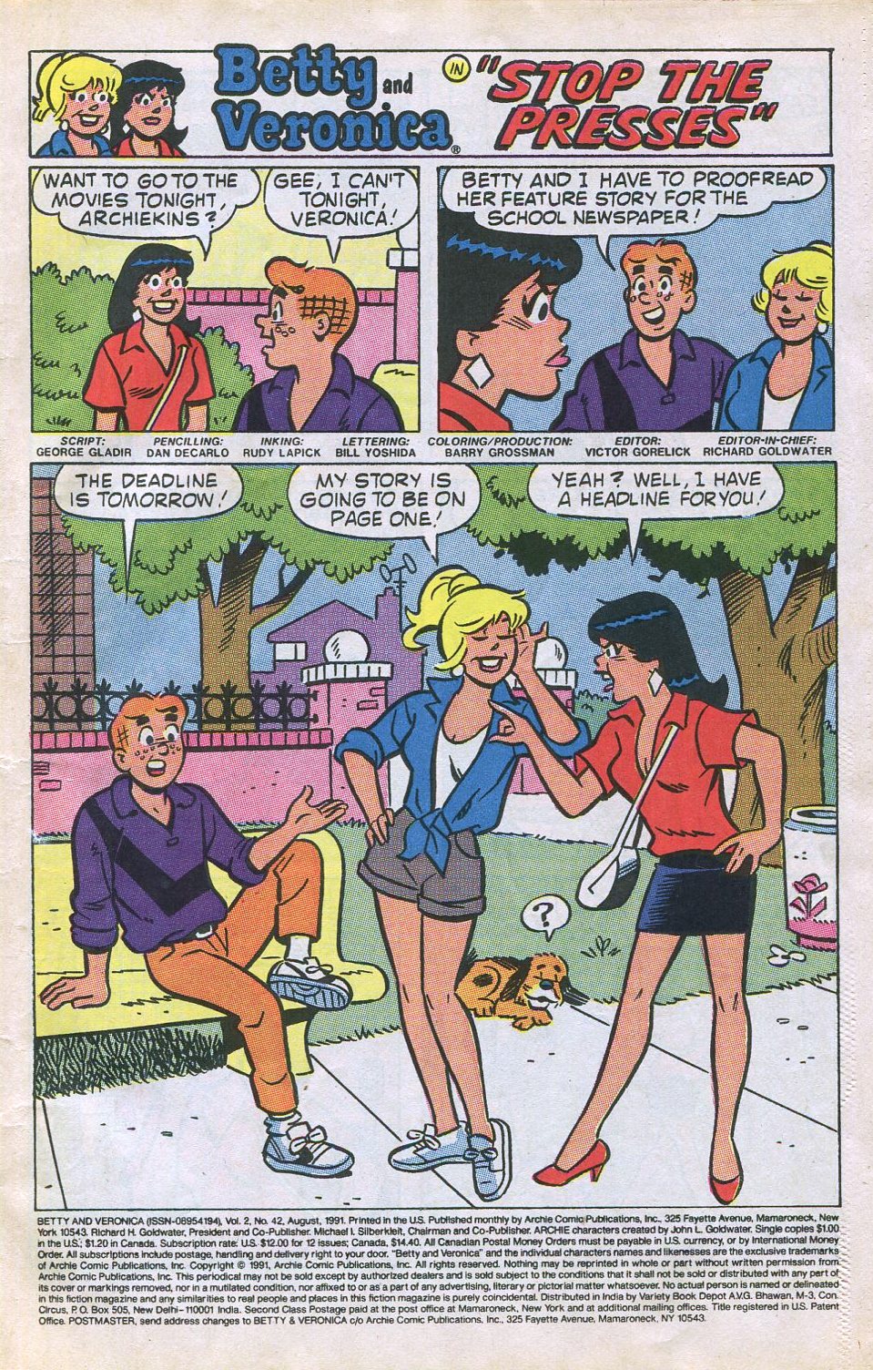 Read online Betty and Veronica (1987) comic -  Issue #42 - 3